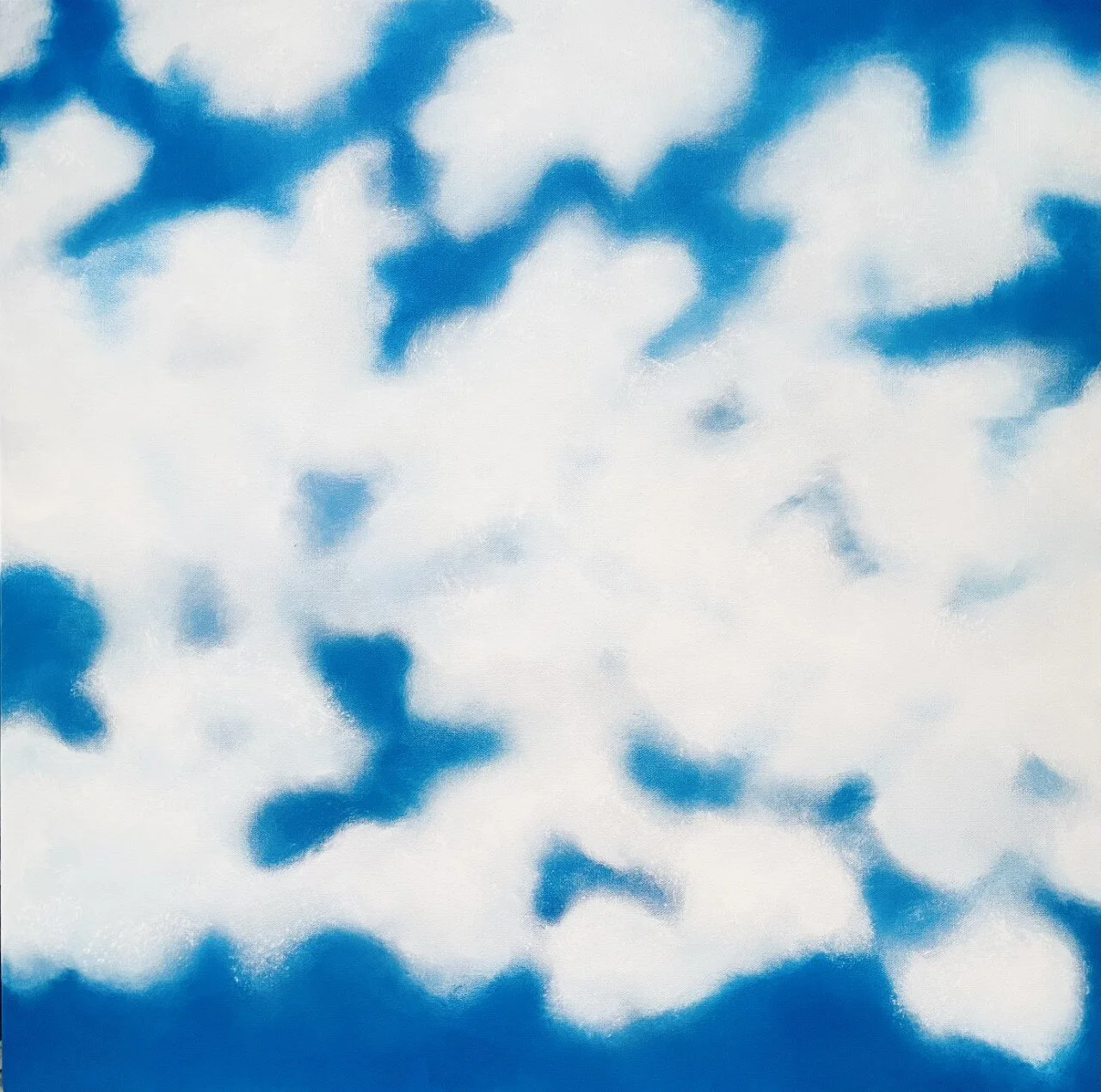 Clouds   30"x30"   Acrylic on Canvas   2021  SOLD