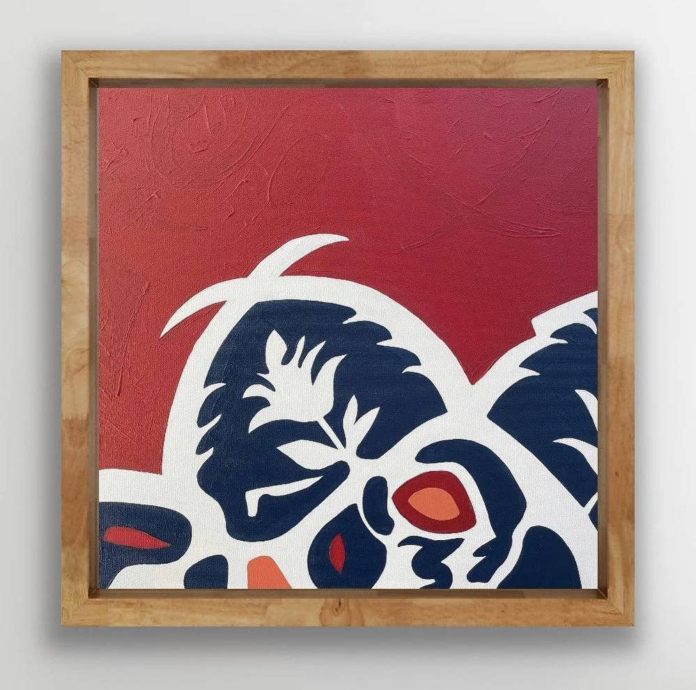 L'Embellissement 20"x20" Acrylic on Canvas 2021 $550
