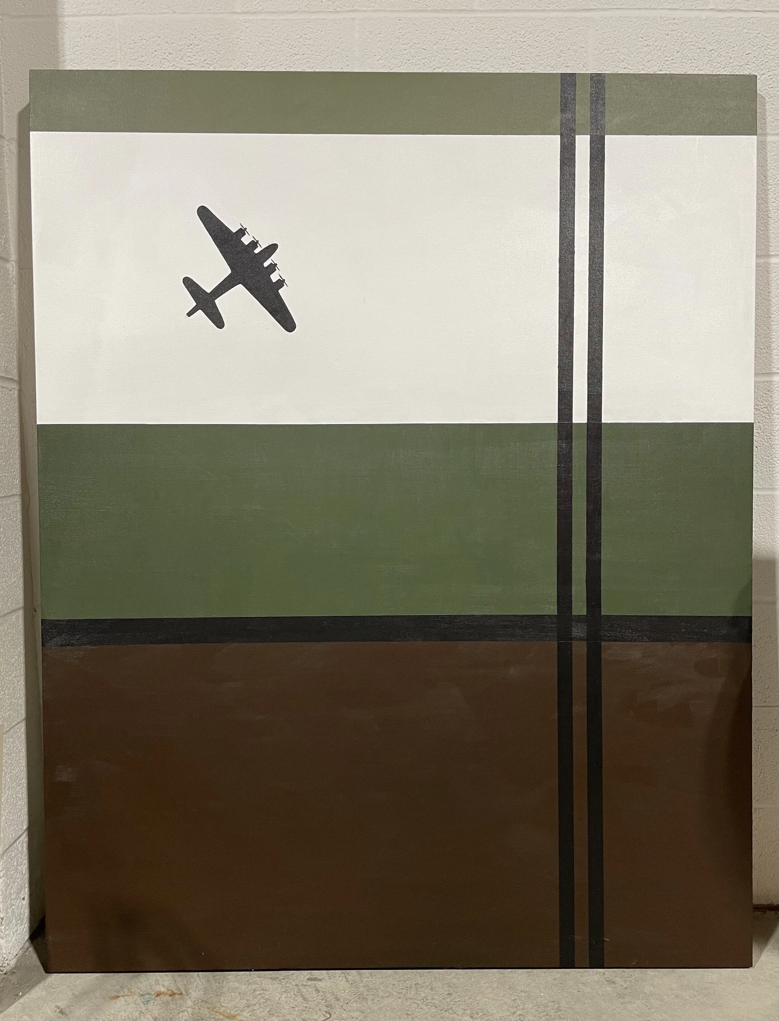 Warbird  60"x72"  Acrylic on Canvas  $400