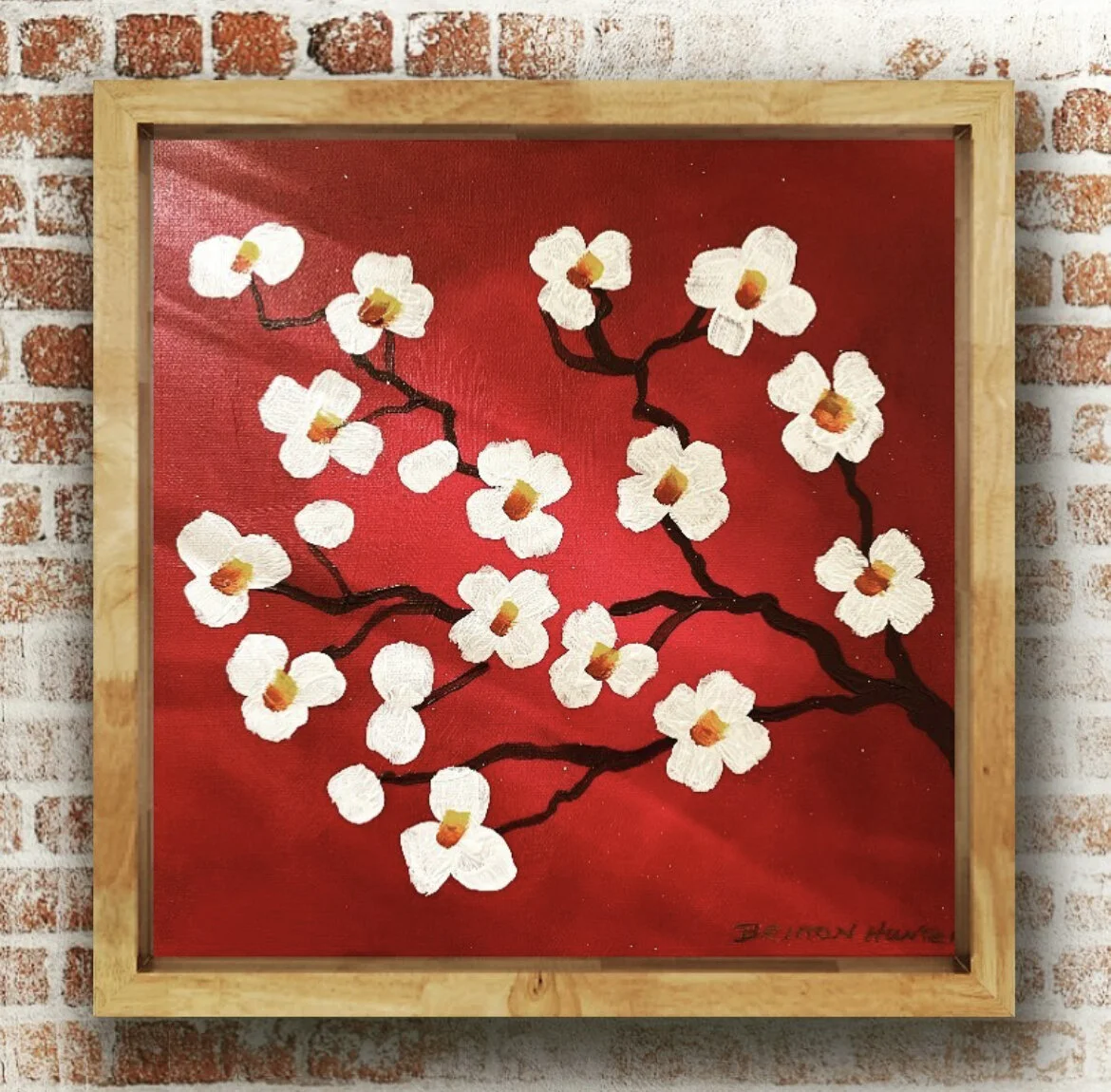 Blossoms    12"x12"   Acrylic on Canvas   2021   SOLD