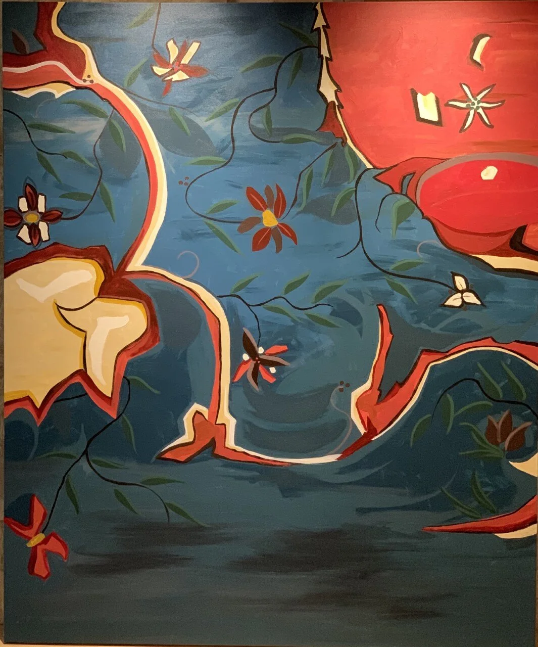 Strange Thing    60"x72"   Acrylic on Canvas   SOLD 