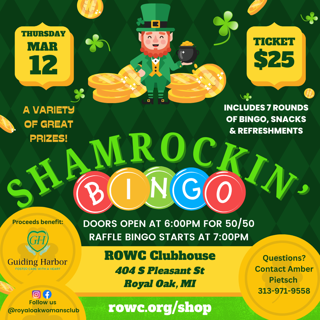 Shamrockin’ BINGO Charity Fundraiser
