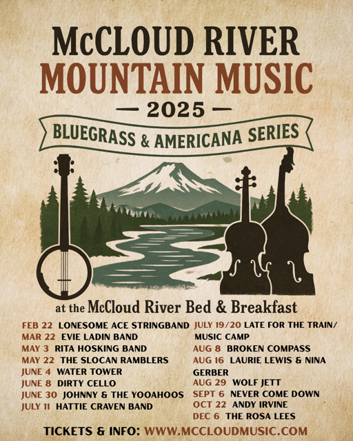 McCloud River Mountain Music: Never Come Down