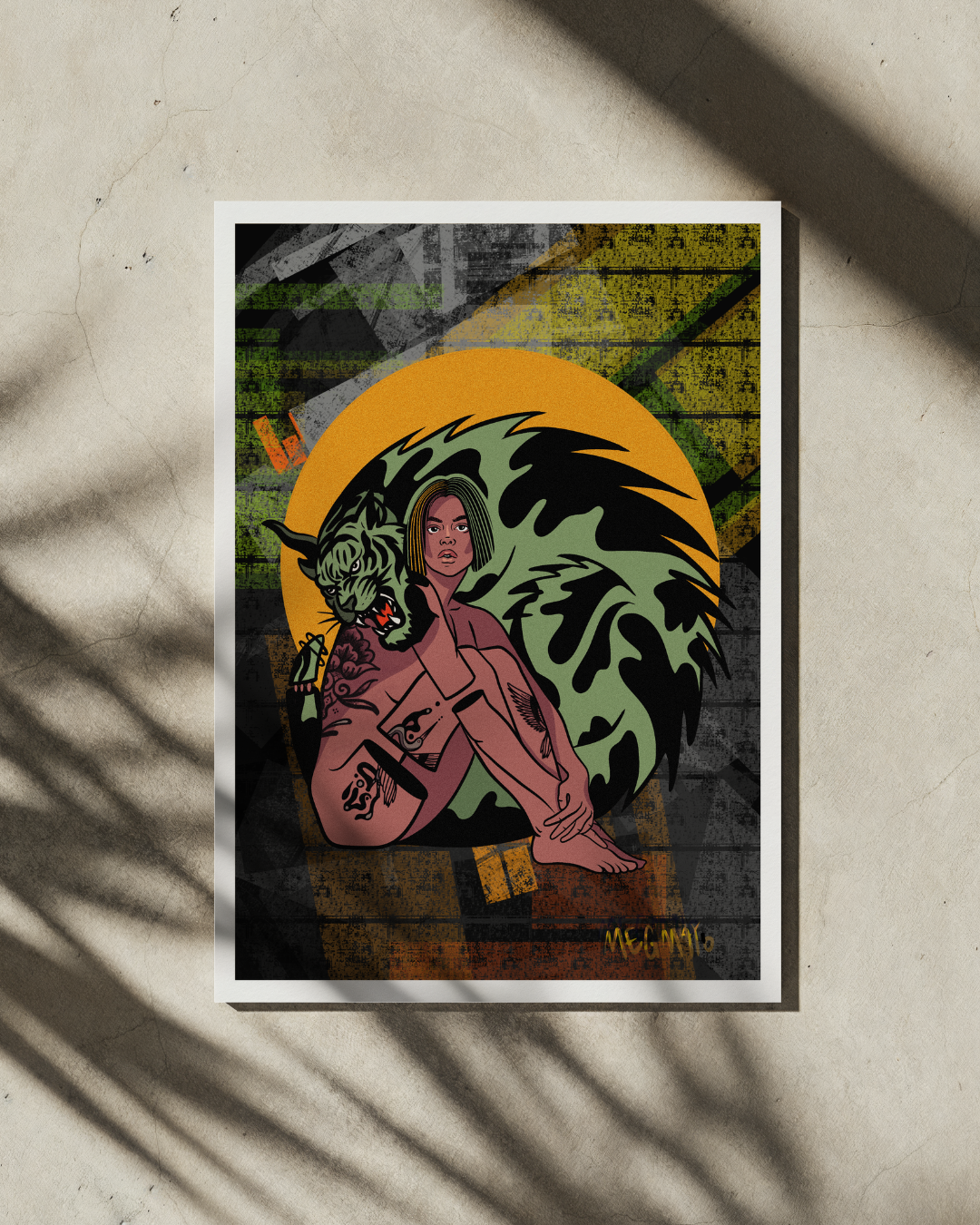 Sitting with chaos A4 Print