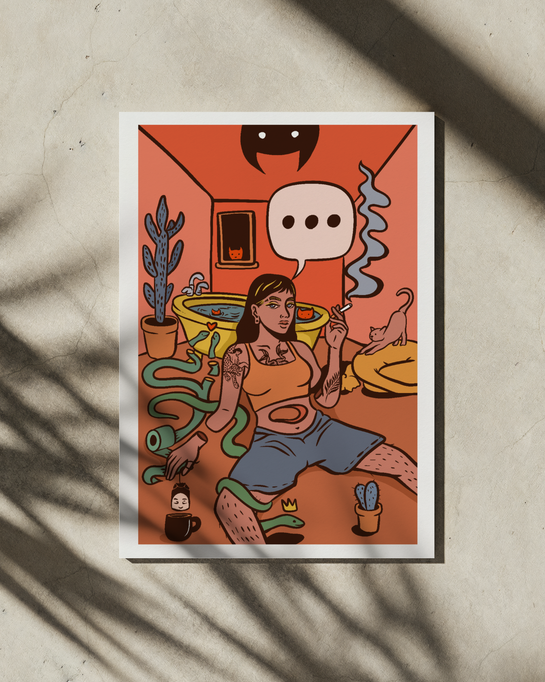 IT'S OKAY A4 Print