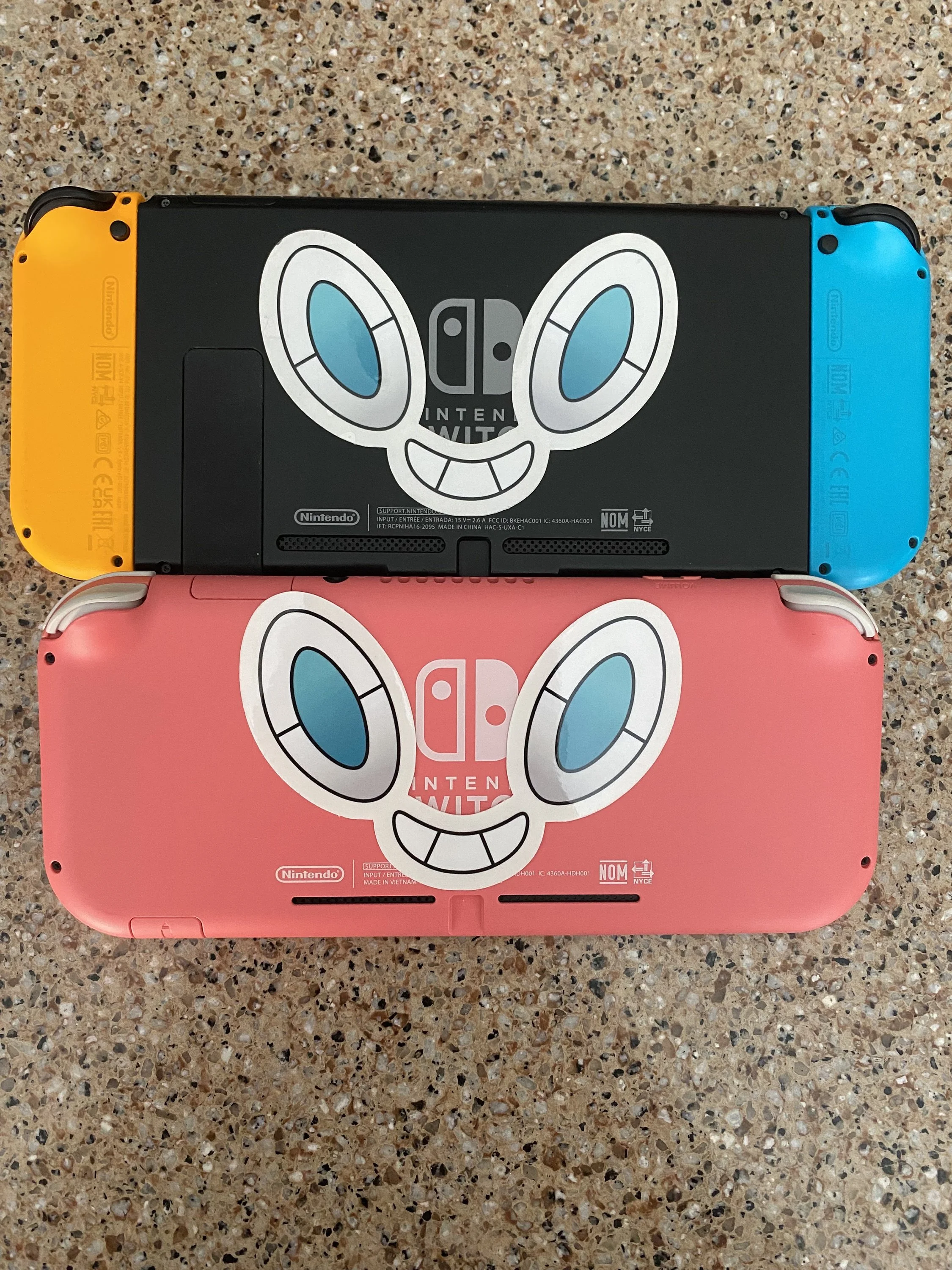 Rotom Face Transparent Stickers