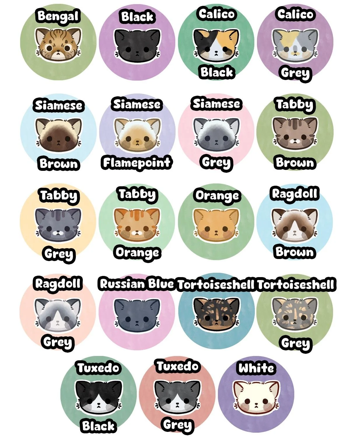 Cute Kitties Buttons