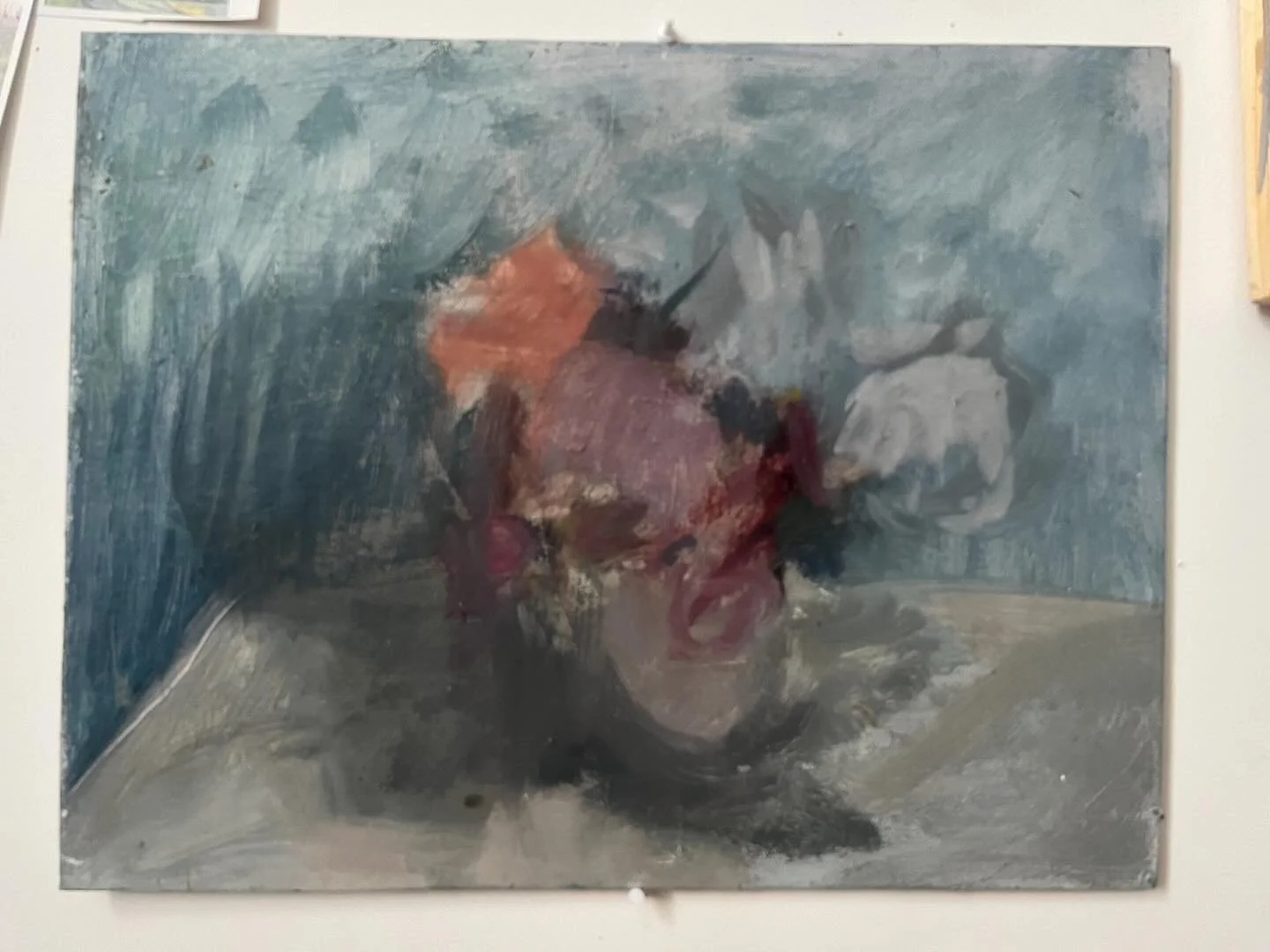 thinking of my beautiful and bestest friend who lost her father a few days ago 

I painted this still life on the day she told me she had a very aggressive form of breast cancer 

Thank god she&rsquo;s now 7 years cancer free

Love to everyone out th