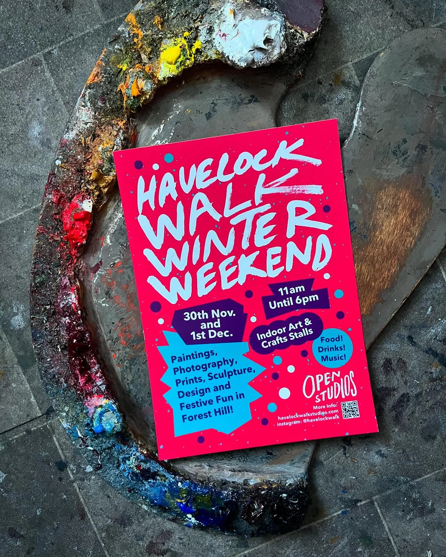 YES 
Finally!
It&rsquo;s here!
Your FAVOURITE artist OPEN STUDIOS in south London!

This weekend 11 - 6

Brilliant and beautiful art for sale in this very special corner of London where Artists open up their homes and studios to you.

Alongside all t