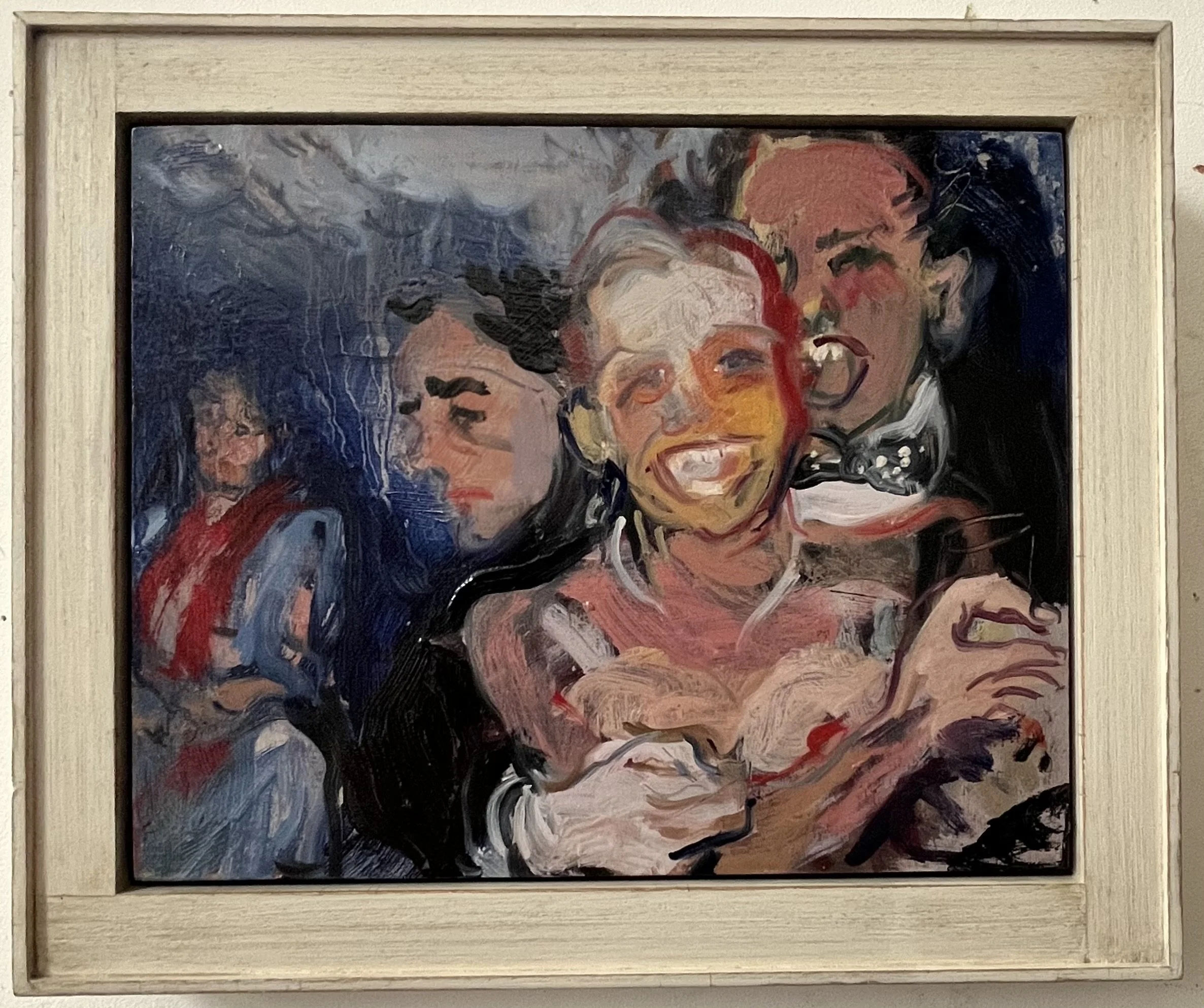 party people
oil on board
20x25cm