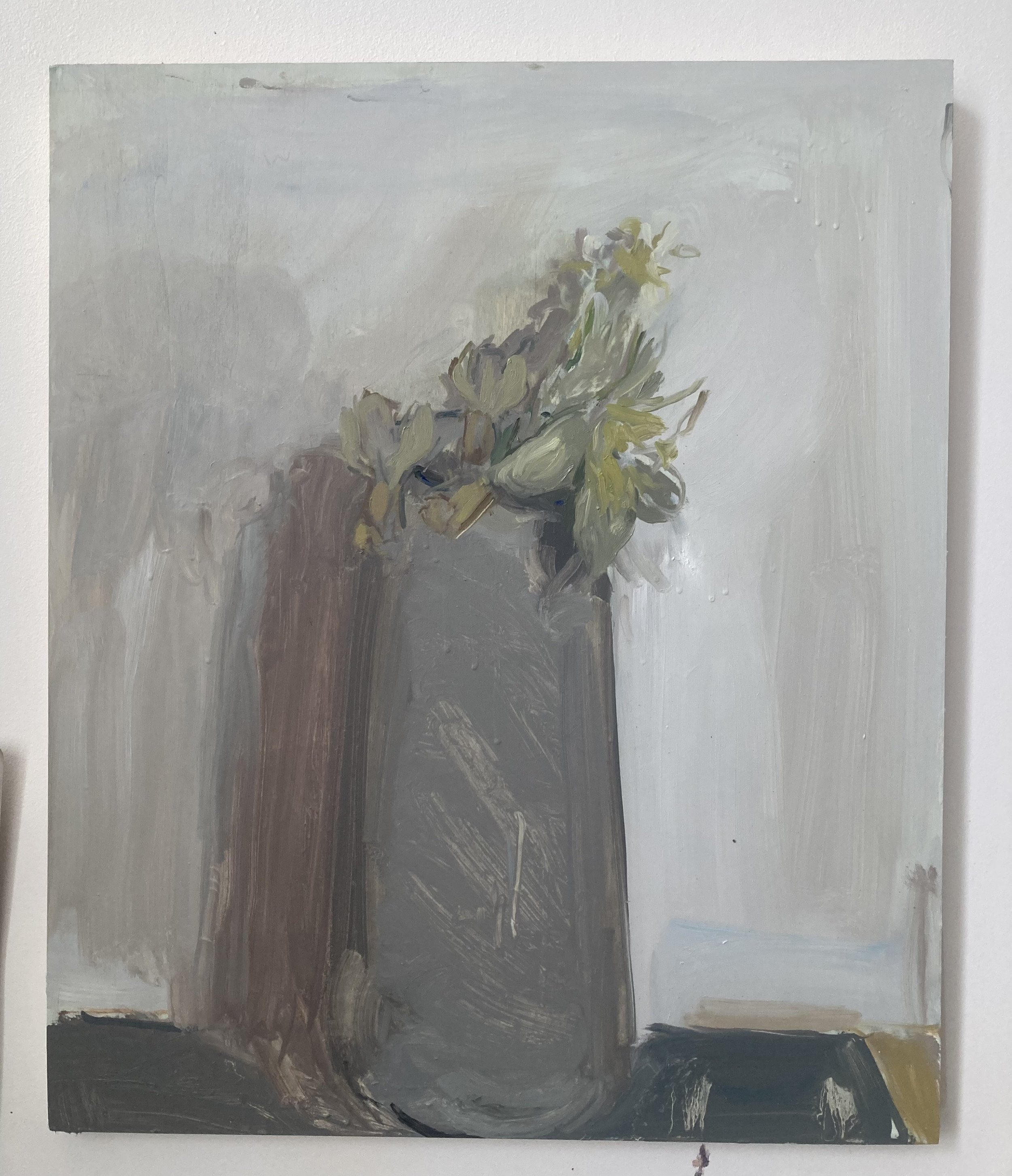 'cold February'
oil on board
30x40cm