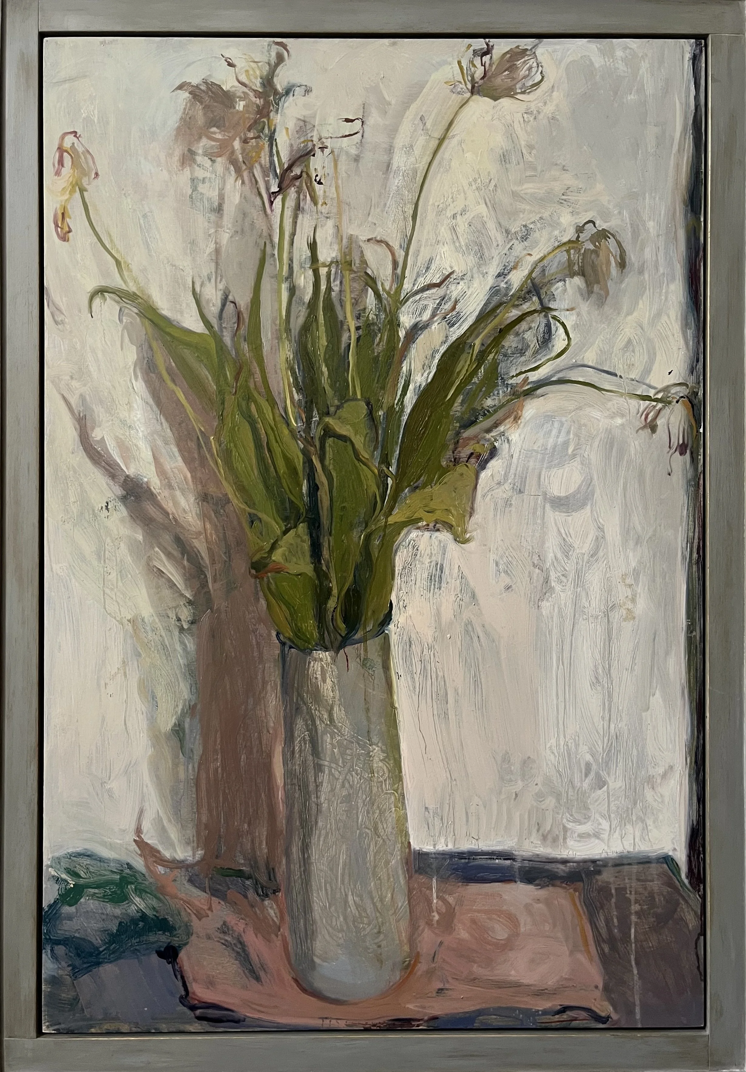 spring's sting
oil on board
90x60cm