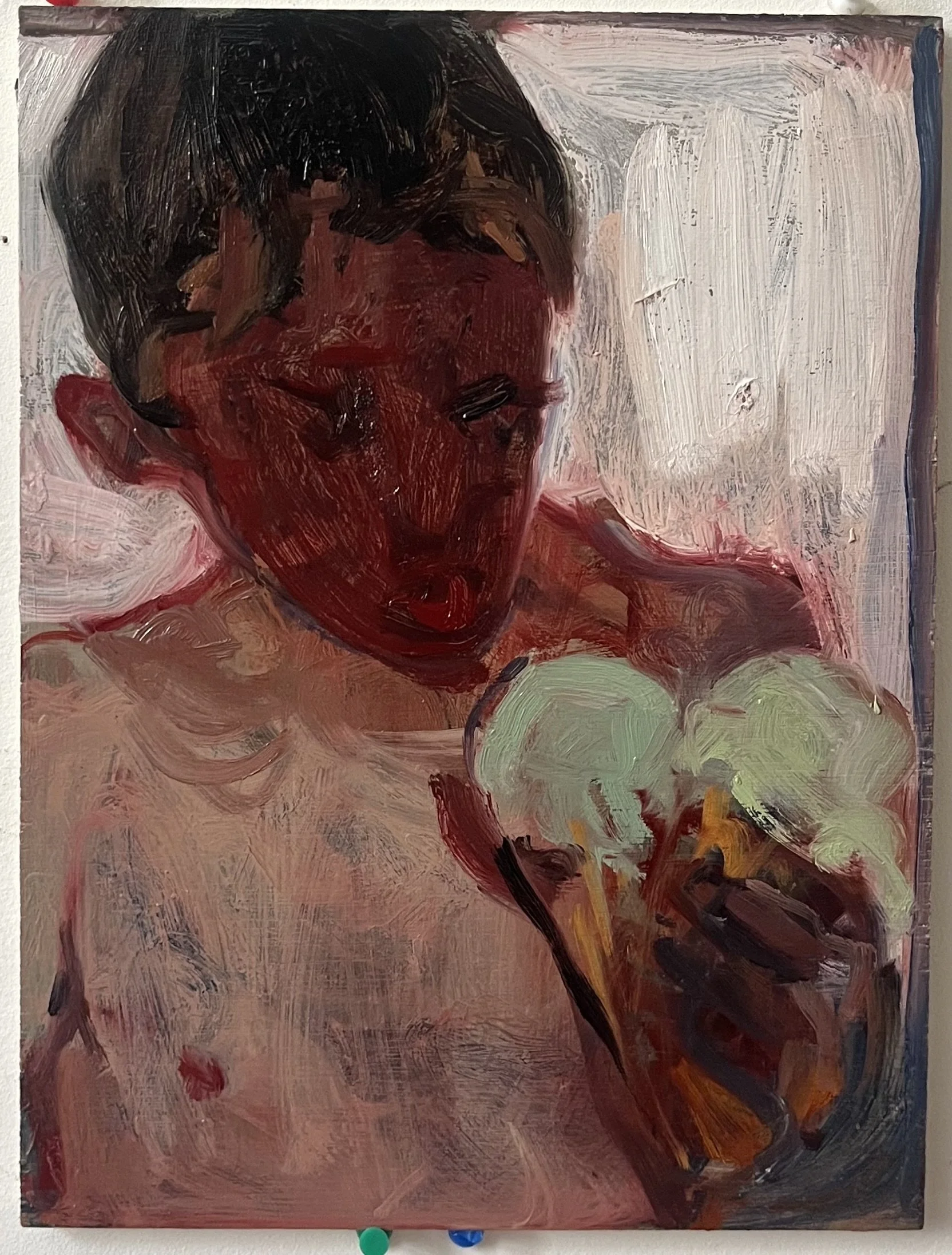 green ice cream
oil on board
25x20cm