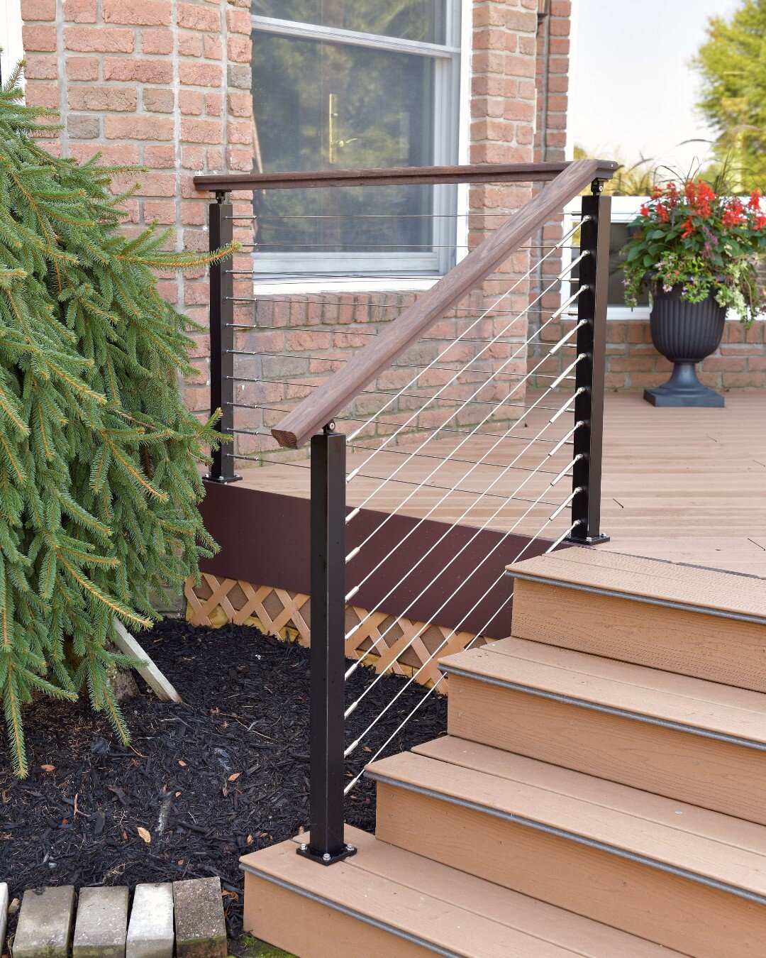 Our Linear Cable System is the perfect solution for creating a railing for your deck or patio without interrupting the view beyond.
-
#LJSmith #StairExperts #StairInspiration #CableSystem #CableRail #LoveTheRoom