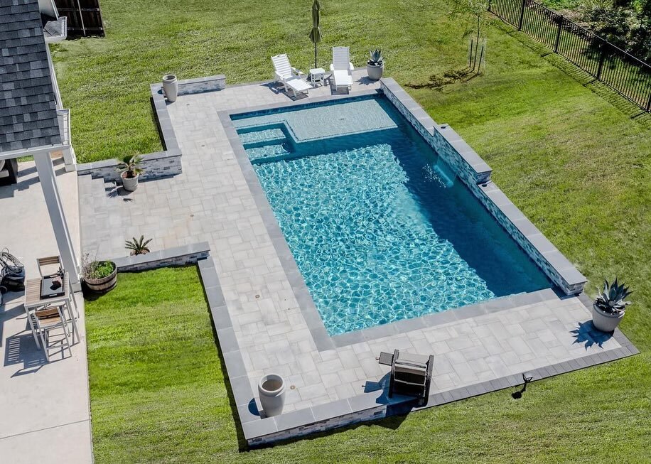 Different 🏊&zwj;♂️ strokes 🏊&zwj;♂️ for different folks! 

The beauty of building a custom gunite pool is that your backyard will be completely unique and perfectly crafted to meet your family&rsquo;s design and lifestyle dreams! 

Summer &lsquo;24