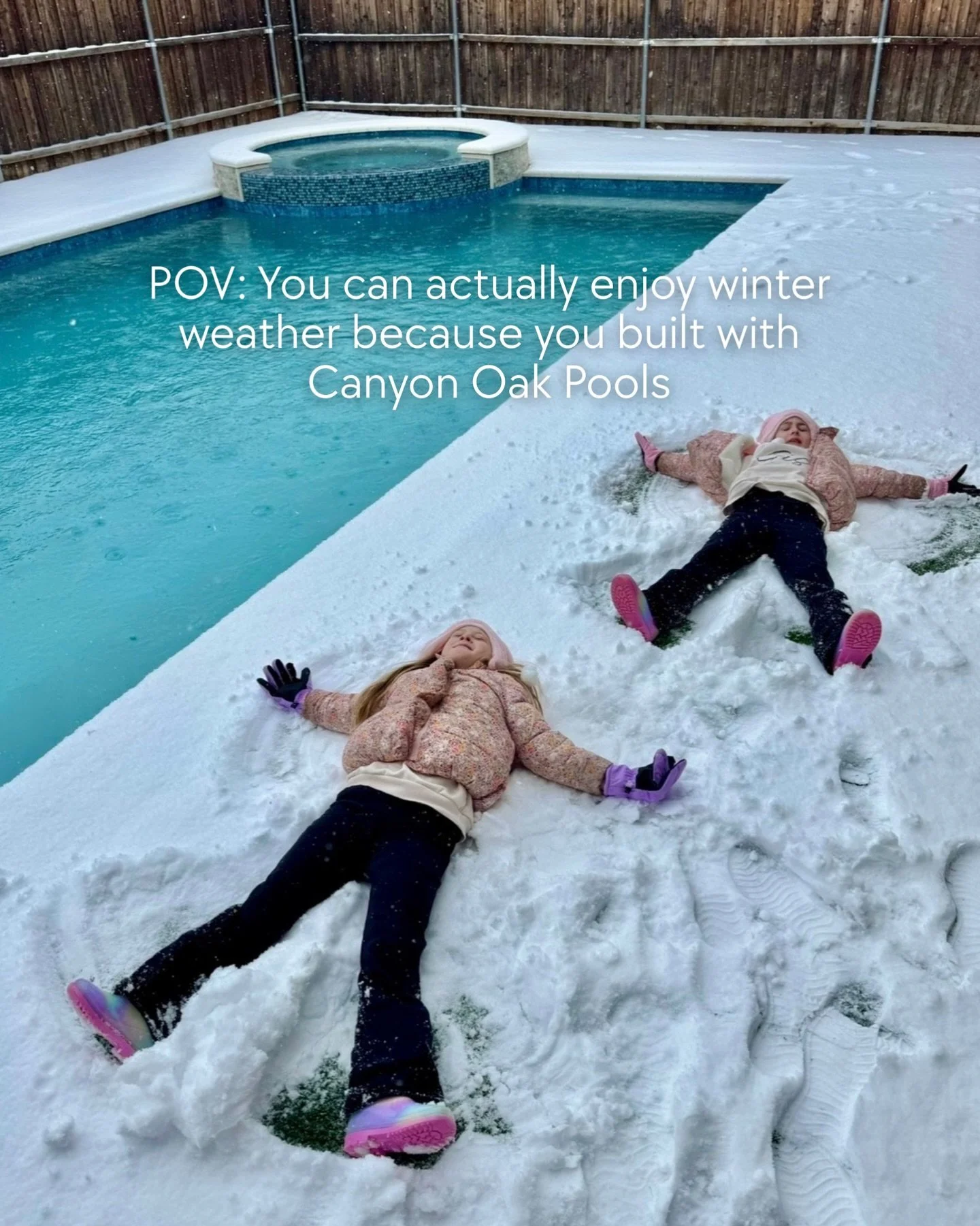 It&rsquo;s hard not to feel relaxed when you&rsquo;ve got @larry_canyonoakpools&rsquo; personal cell on speed dial 🤝

While you and yours spend a toasty weekend indoors, rest assured that Larry and our team will be answering calls and troubleshootin