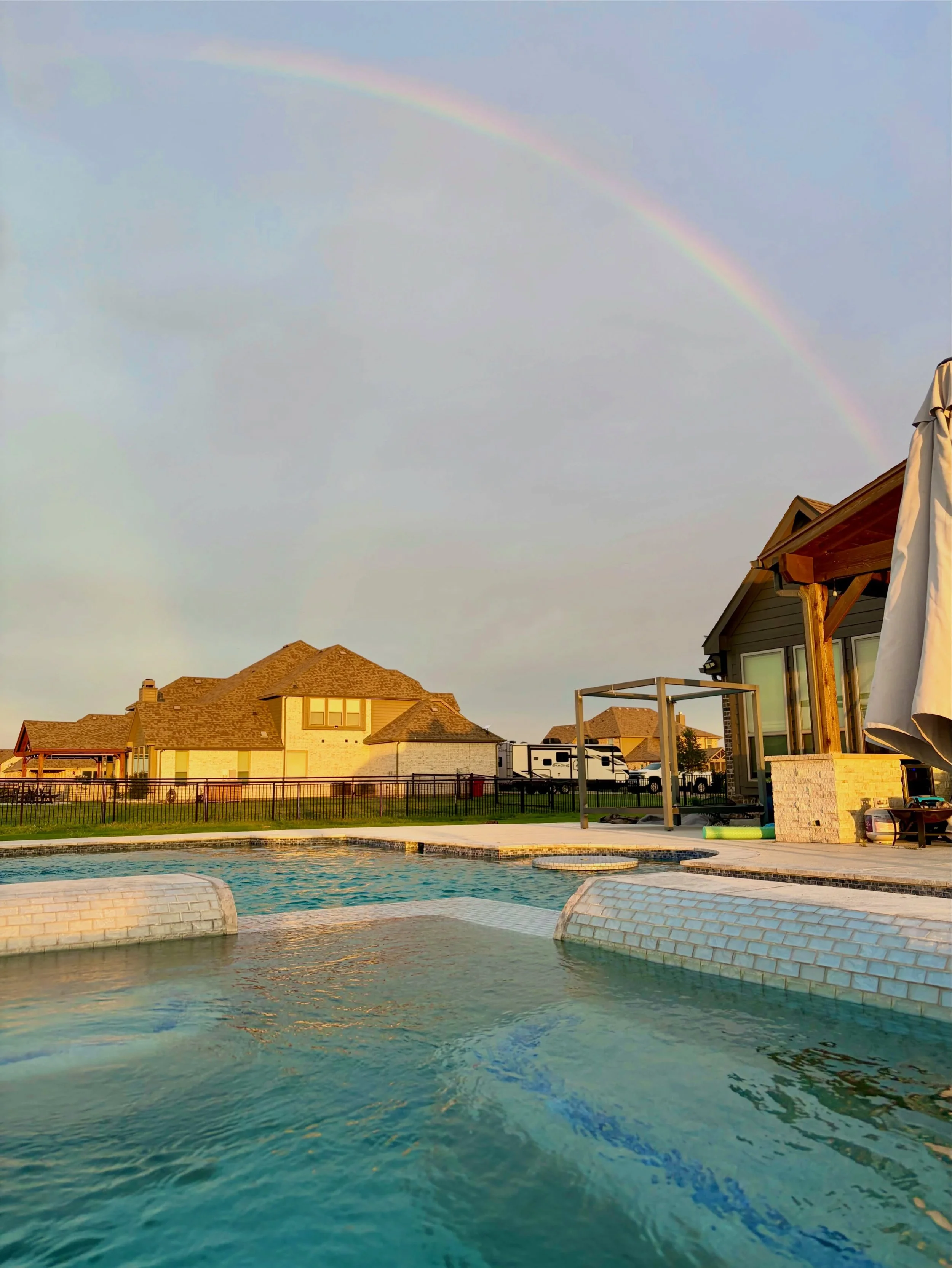 Turns out a Canyon Oak pool has been at the end of the rainbow this whole time 🤩

In just a few short months, you and yours could be leading a life you don&rsquo;t need a vacation from! Why not take the plunge this holiday weekend and give our team 