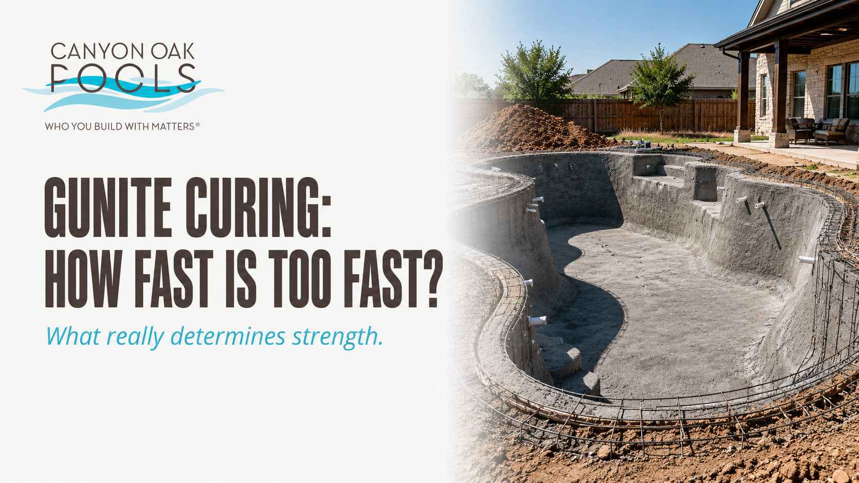 Gunite Curing: How Fast Is Too Fast?