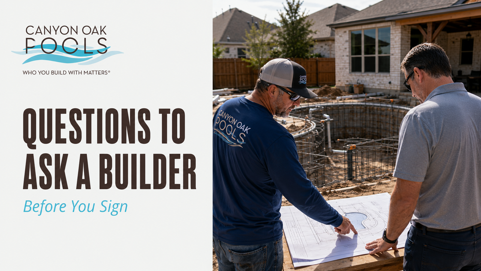 Questions to Ask a Pool Builder Before You Sign