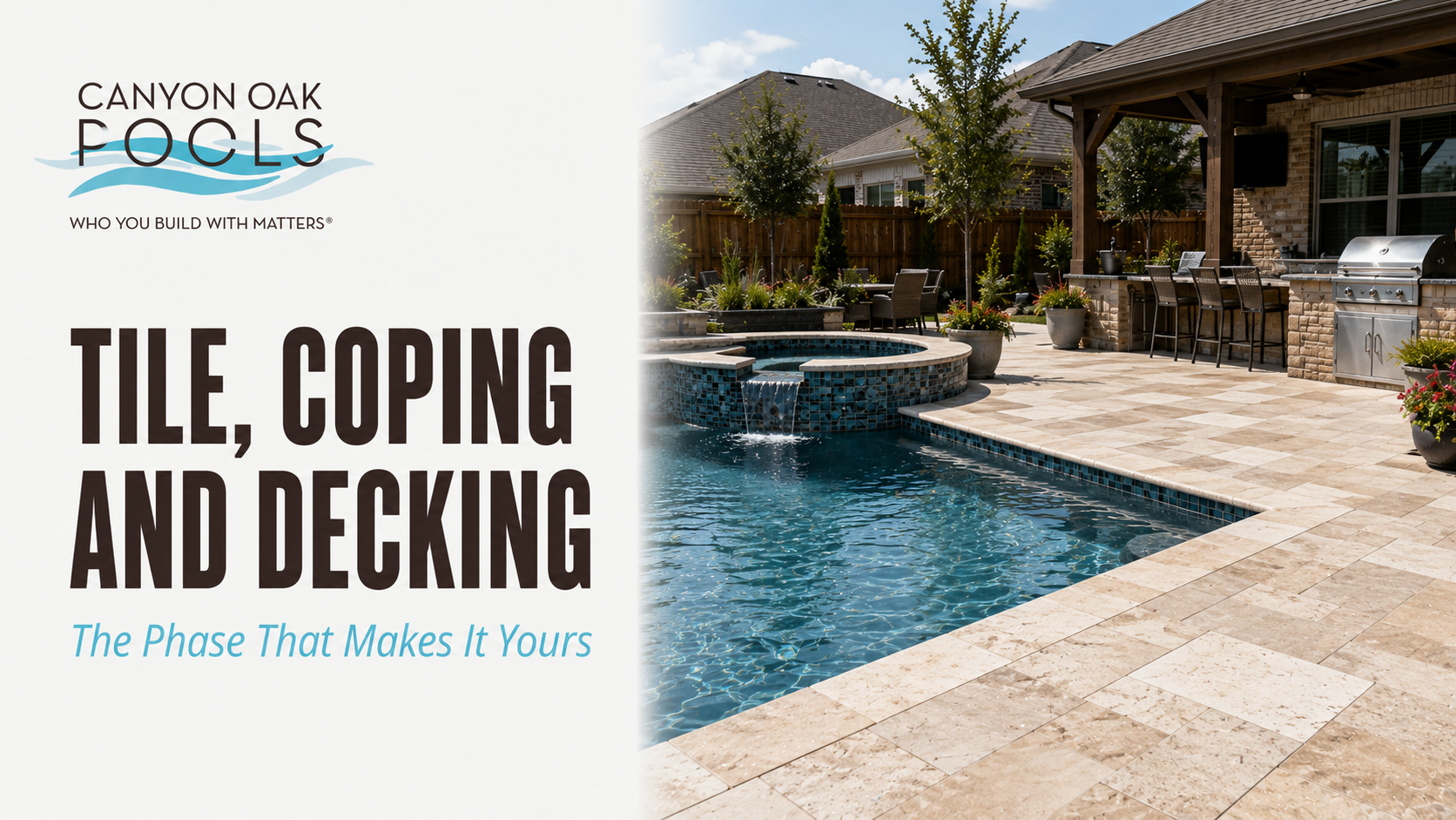 Tile, Coping and Decking: The Phase That Makes It Yours