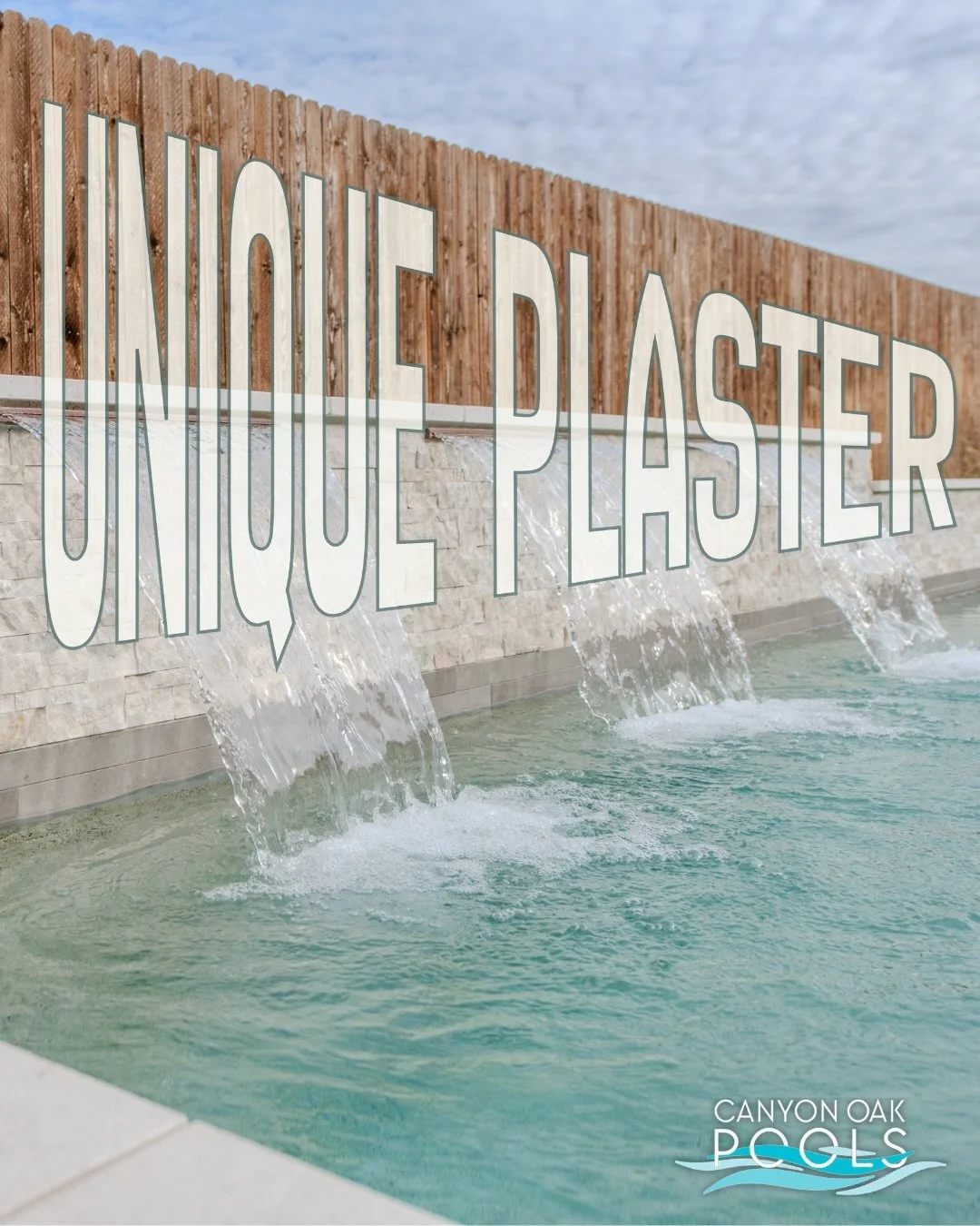 Your options for customizing your Canyon Oak pool are truly unlimited 👀

Take a peek at a few examples of more unique plaster choices our homeowners have chosen over the years - and rest assured that these examples only scratch the surface!

Want to