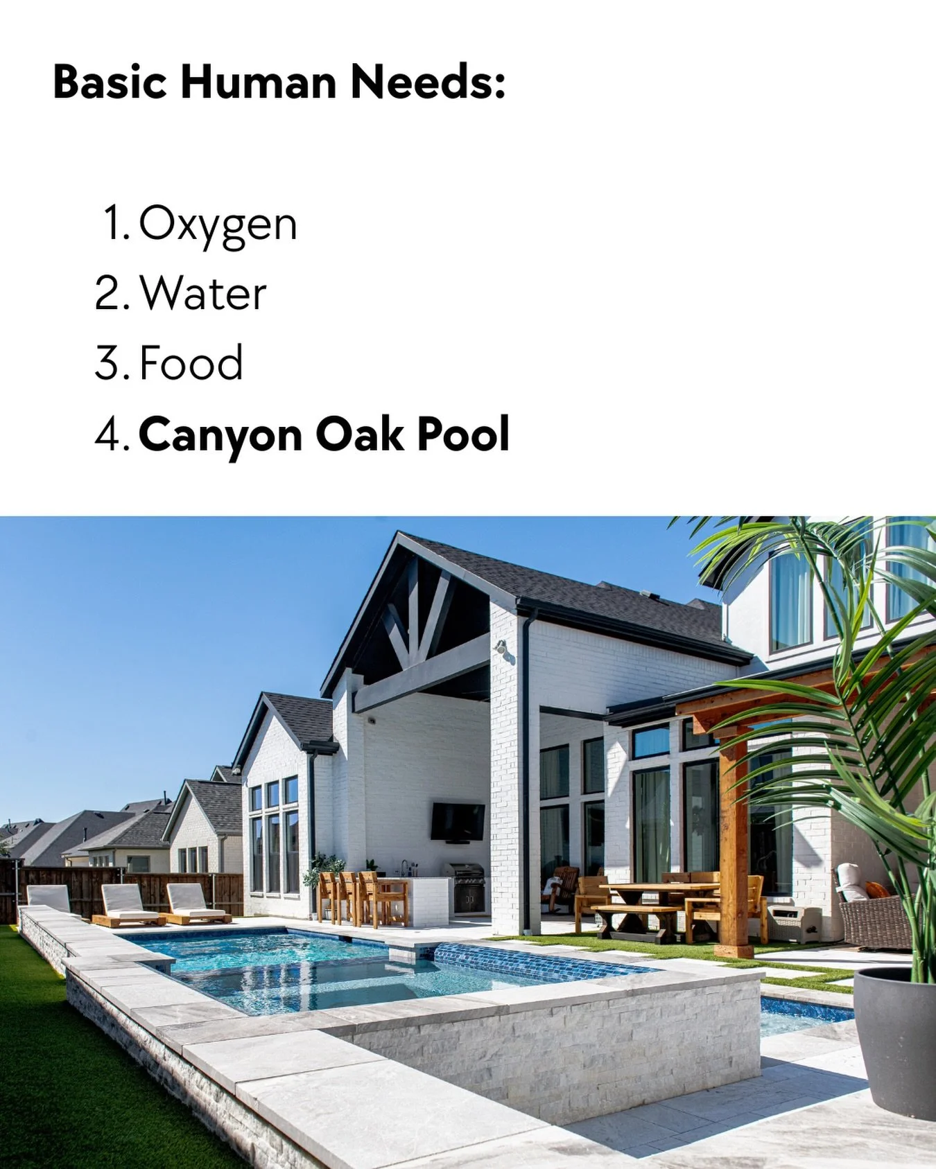 We don&rsquo;t make the rules. 

But we do build Canyon Oak pools 😎

#whoyoubuildwithmatters #poolbuilder #custompools