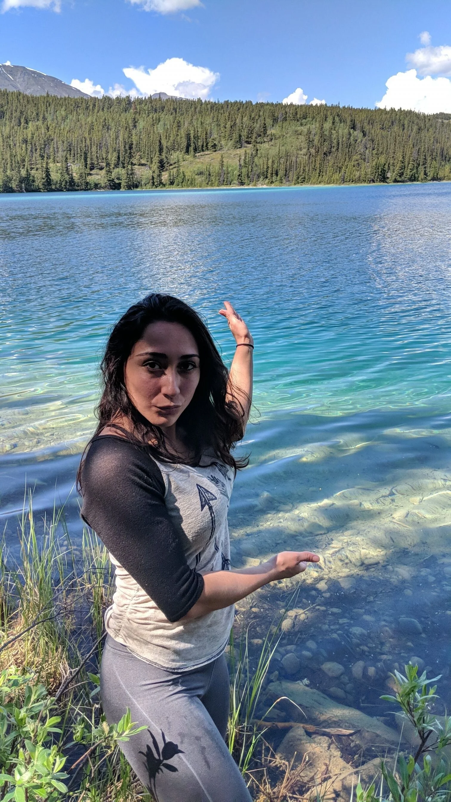 Hiking Emerald Lake Yukon CA