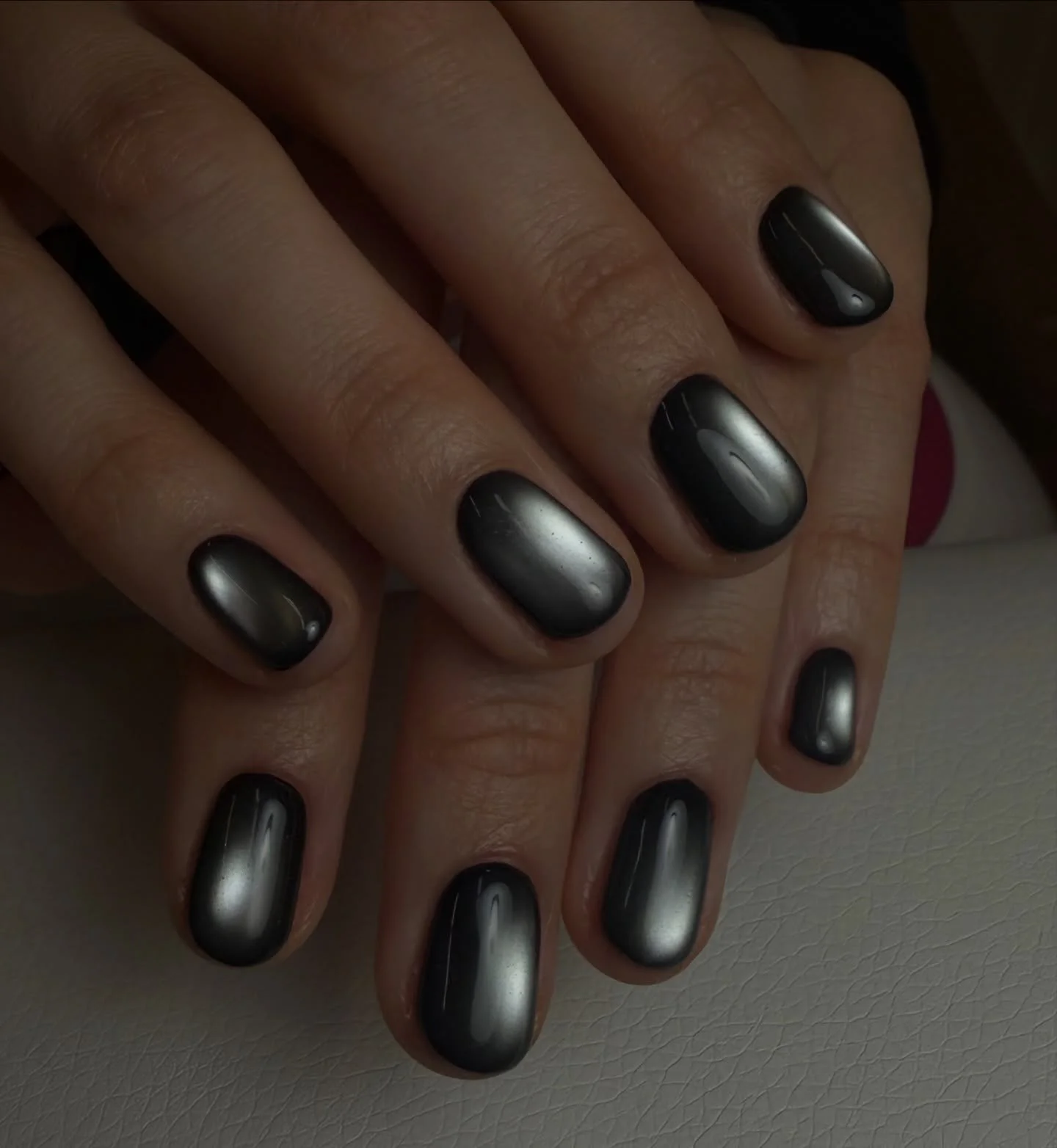 🖤 

#nails #nailart #cateye