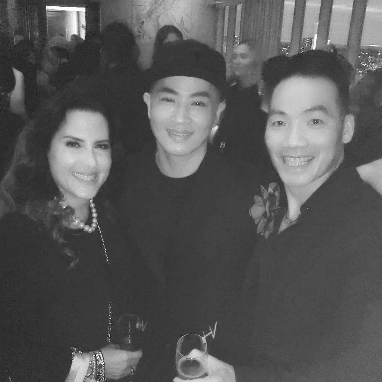 The man of the evening last night!  Congratulations @hungvanngo on the launch of your amazing new make up line @hungvanngobeauty ❤️💄 Thank you for including us in the celebration 🥂🌃🗽