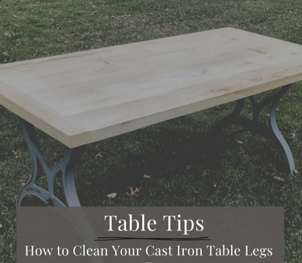 How To Clean Cast Iron Table Legs, How To Clean Cast Iron Lawn Furniture