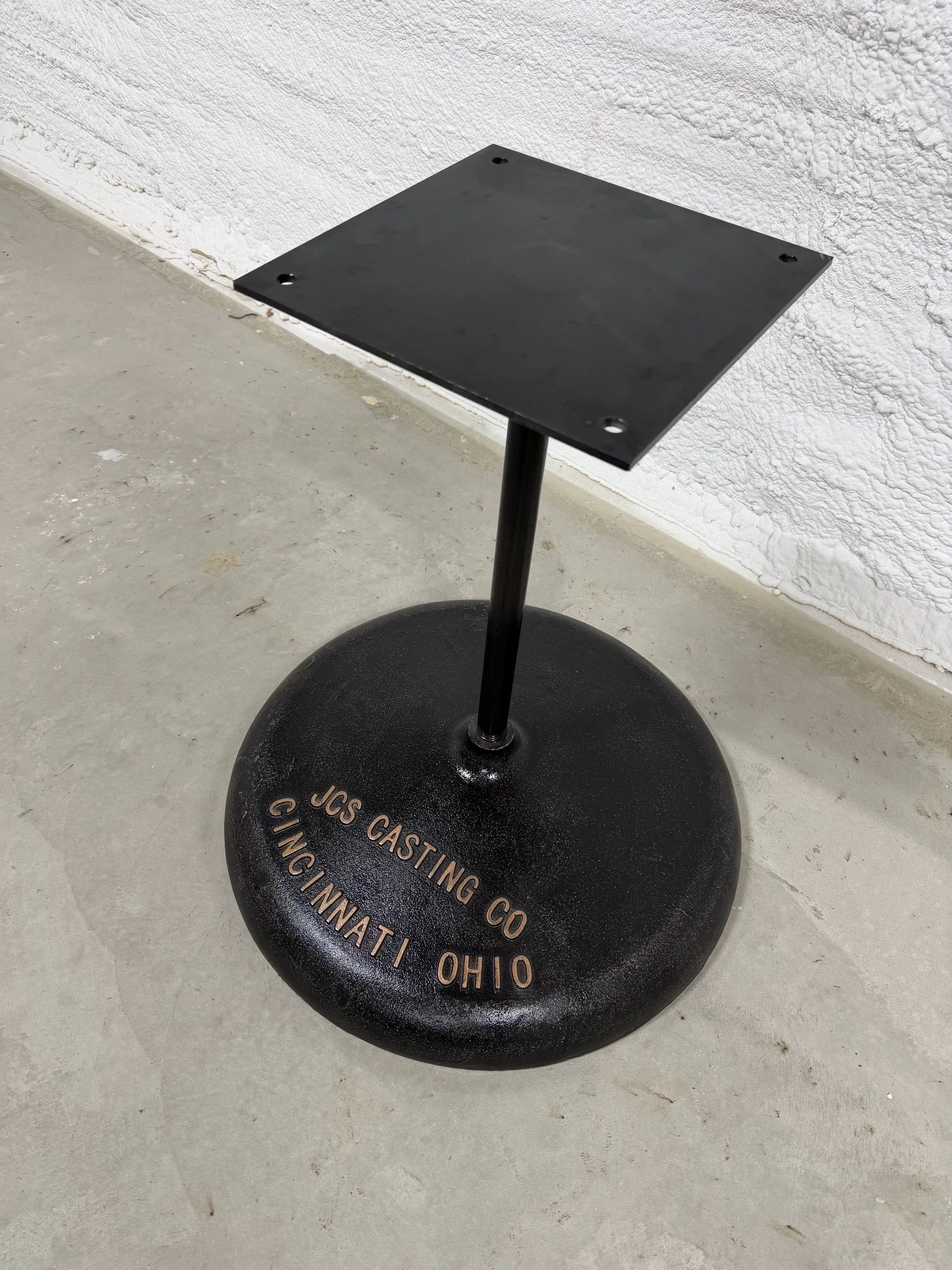 39" Cast Iron Pedestal Table Base