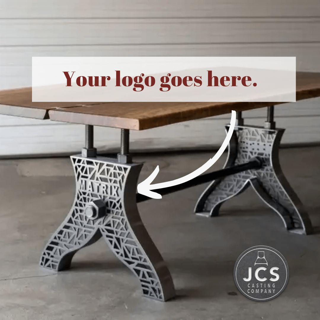 Table Bases for Your Business — JCS Casting Company Cast Iron Table