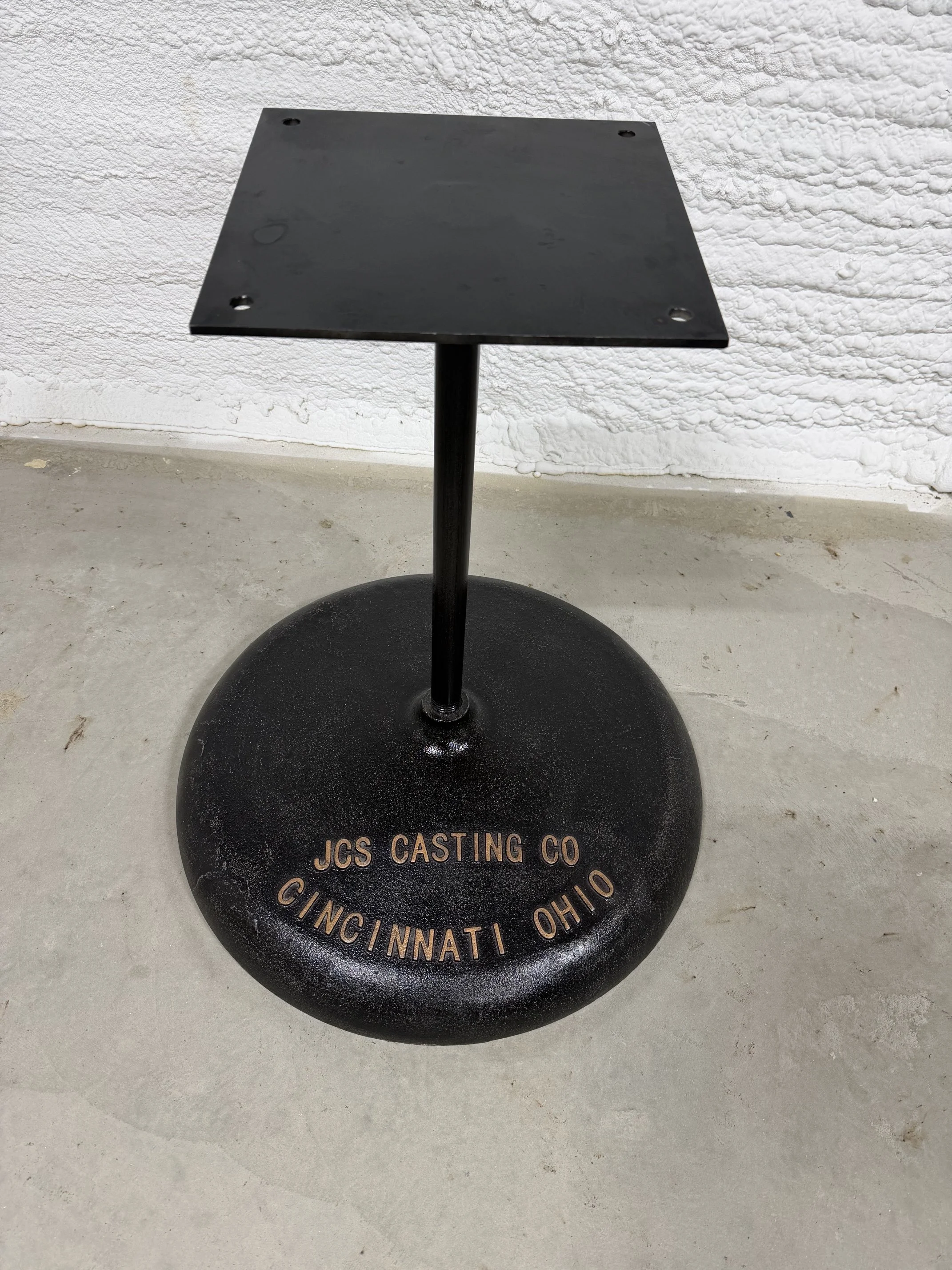 34" Cast Iron Pedestal Table Base