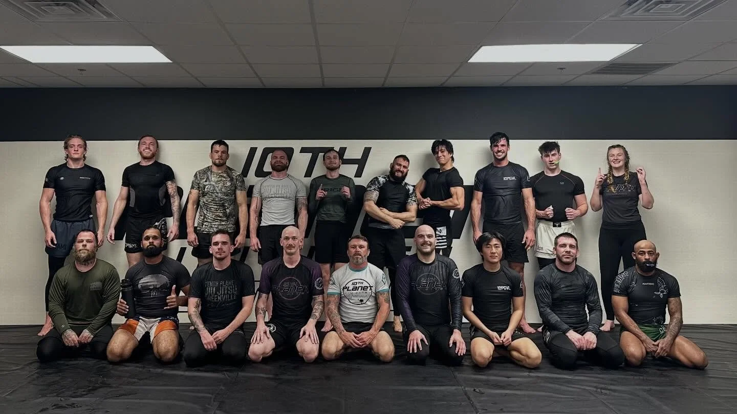 Wednesday Schedule! ⬇️
&bull; 12PM Mixed Level Jiu Jitsu
&bull; 5PM Kids Class
&bull; 6PM Takedowns for Jiu Jitsu
&bull; 7PM Mixed Level Jiu Jitsu 
#10WO #yeahTHATgreenville #Nogi #10thPlanetJiuJitsu