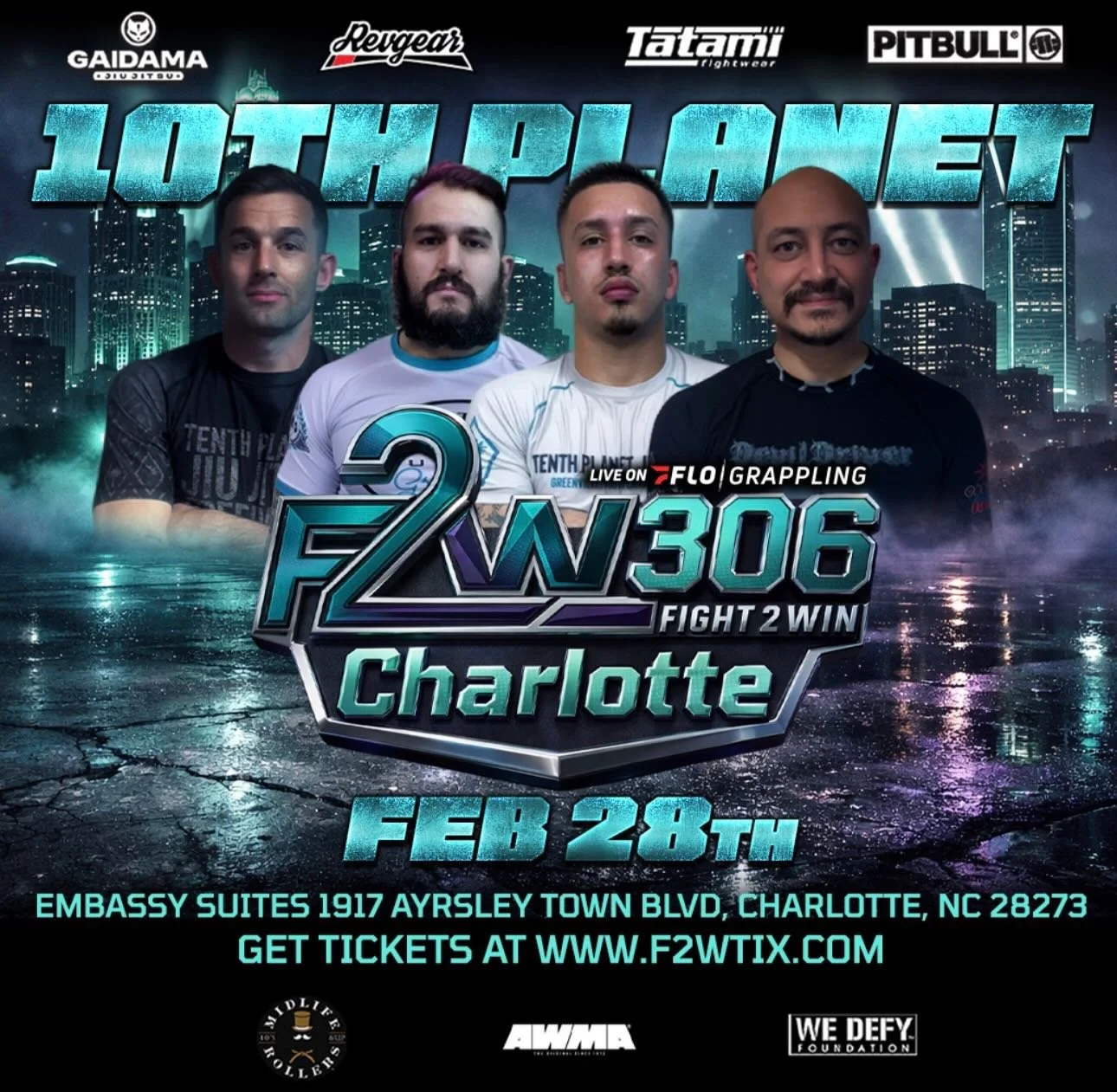 Shoutout to the boys putting on a show tomorrow at Fight 2 Win Charlotte! If you can&rsquo;t make the show catch the action live on @flograppling! Show them some love and give this a share to spread the word to tune in. 👊🏾 #10PGVL #10WO @f2wbjj 

@