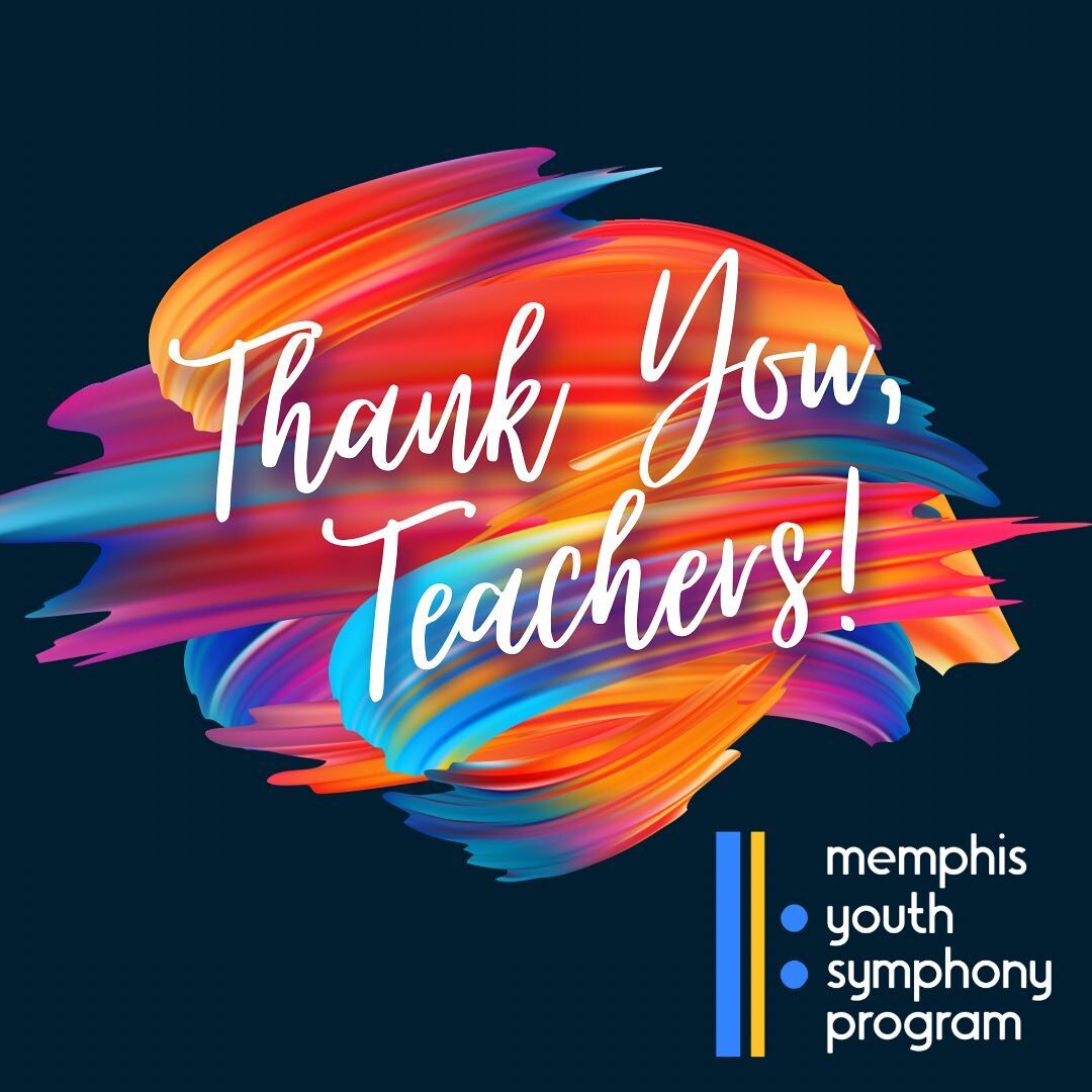 It&rsquo;s Teacher Appreciation Week! 🍎 ✏️ 🎵 We couldn&rsquo;t do what we do without all the amazing educators in the Memphis area! 

As a small token of appreciation all teachers (public, private, lesson, non-music, etc.) are invited to attend bot