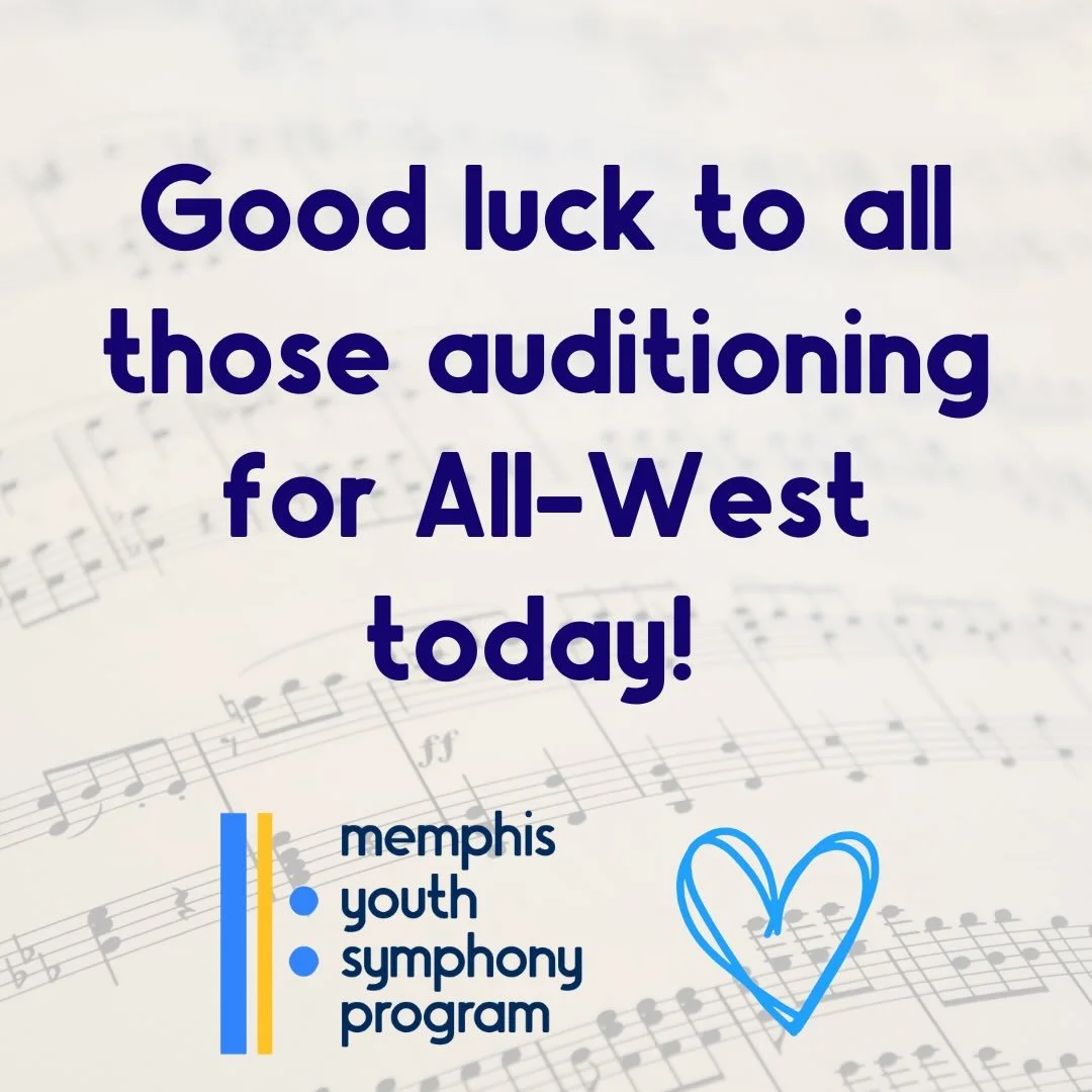 Best of luck to everyone auditioning for All-West today! We&rsquo;re cheering for you! 💛💙🤍