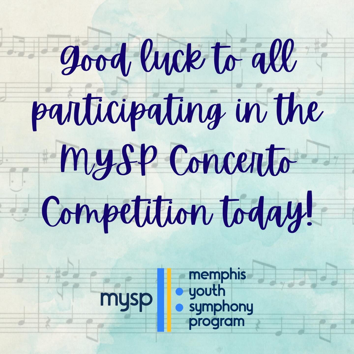 Wishing the best of luck to everyone performing in the MYSP Concerto Competition today! We are proud of all of you!! 🎻🎶💙