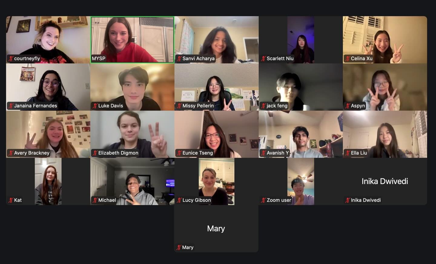 The MYSP Student Advisory Council is hard at work planning exciting upcoming events and shaping the future of the MYSP! Stay tuned for what they have in store over the next few months! 💙💛