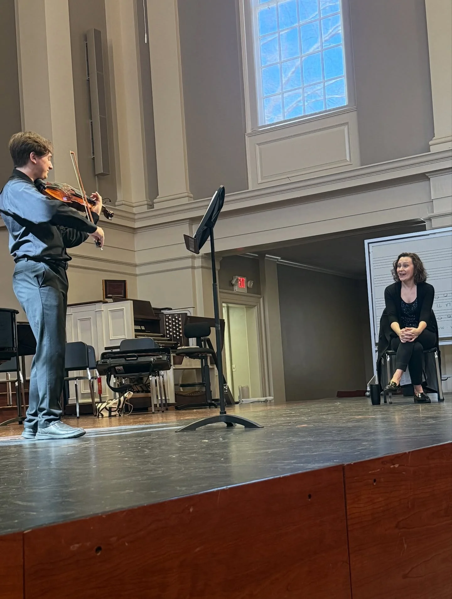 What an INCREDIBLE day of masterclasses with the fabulous @audreywrightviolin! 🎻 She brought so much energy, insight, and passion, and our MYSP students and families soaked up every moment. We&rsquo;re beyond grateful for such an inspiring day! 💙💛