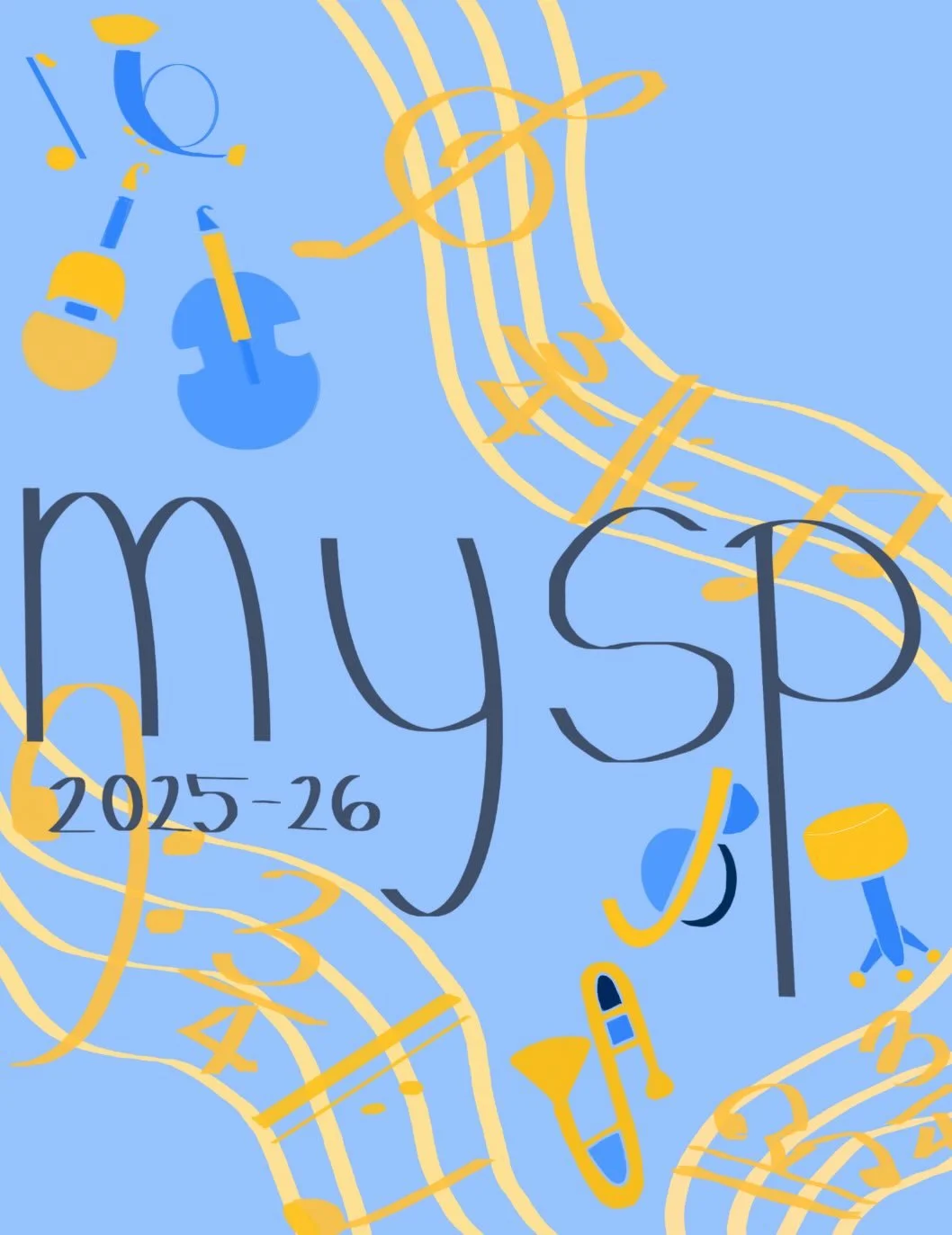 Check out these amazing pieces of artwork from our talented students! One of these will become the cover of our 2025-2026 yearbook. MYSP's Student Advisory Council will vote and we'll announce the yearbook cover soon. Fantastic job, Neya, Julia, and 