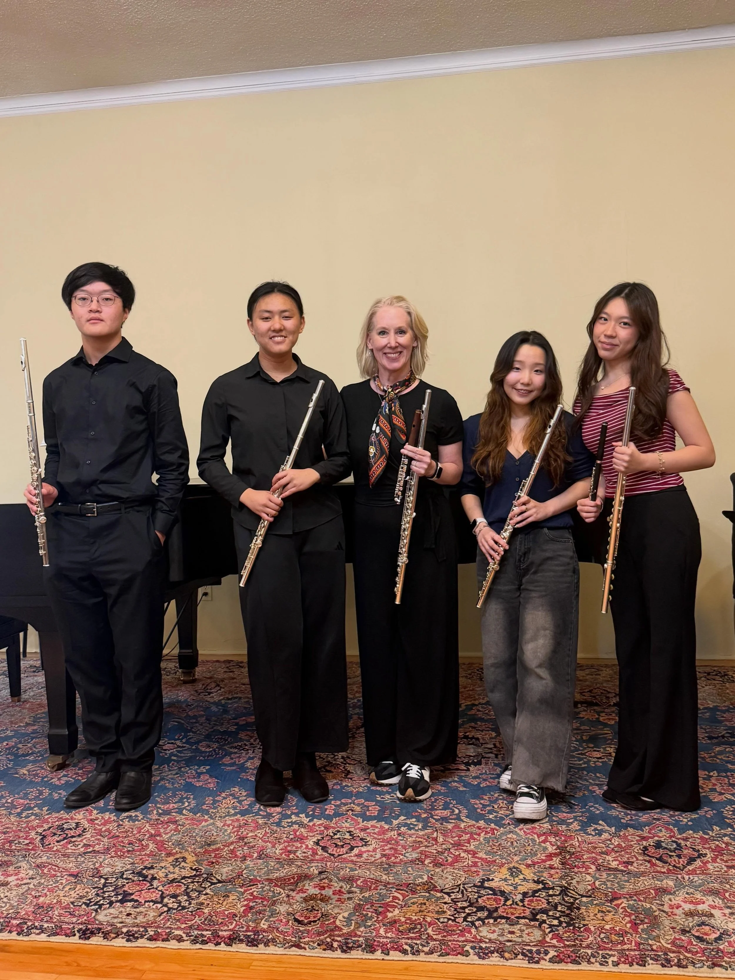 Thank you @jennifergunn for working with our MYSP flutists and giving an absolutely incredible masterclass! We all learned so much. Thank you for sharing such valuable insights and inspiration with us 💙🎶

Congrats to Bailey, Ella, Aspyn, and Hanna 