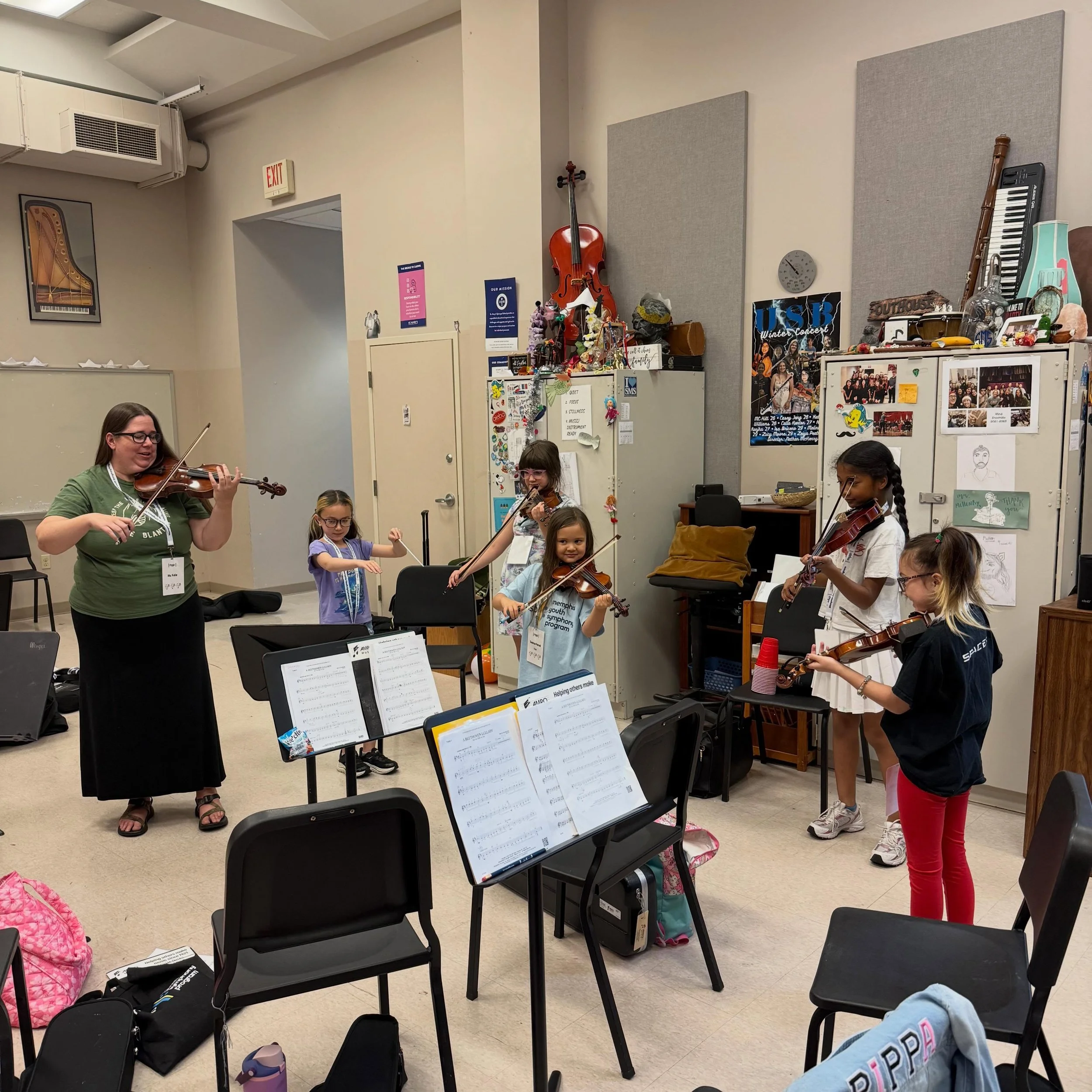 It was another day of fun and music-making at MYSP Camp Crescendo! 🎶☀️ 

Today, many campers experienced their very first masterclass! We were so impressed by their confidence, musicality, and enthusiasm!

Thank you to our amazing masterclass teache