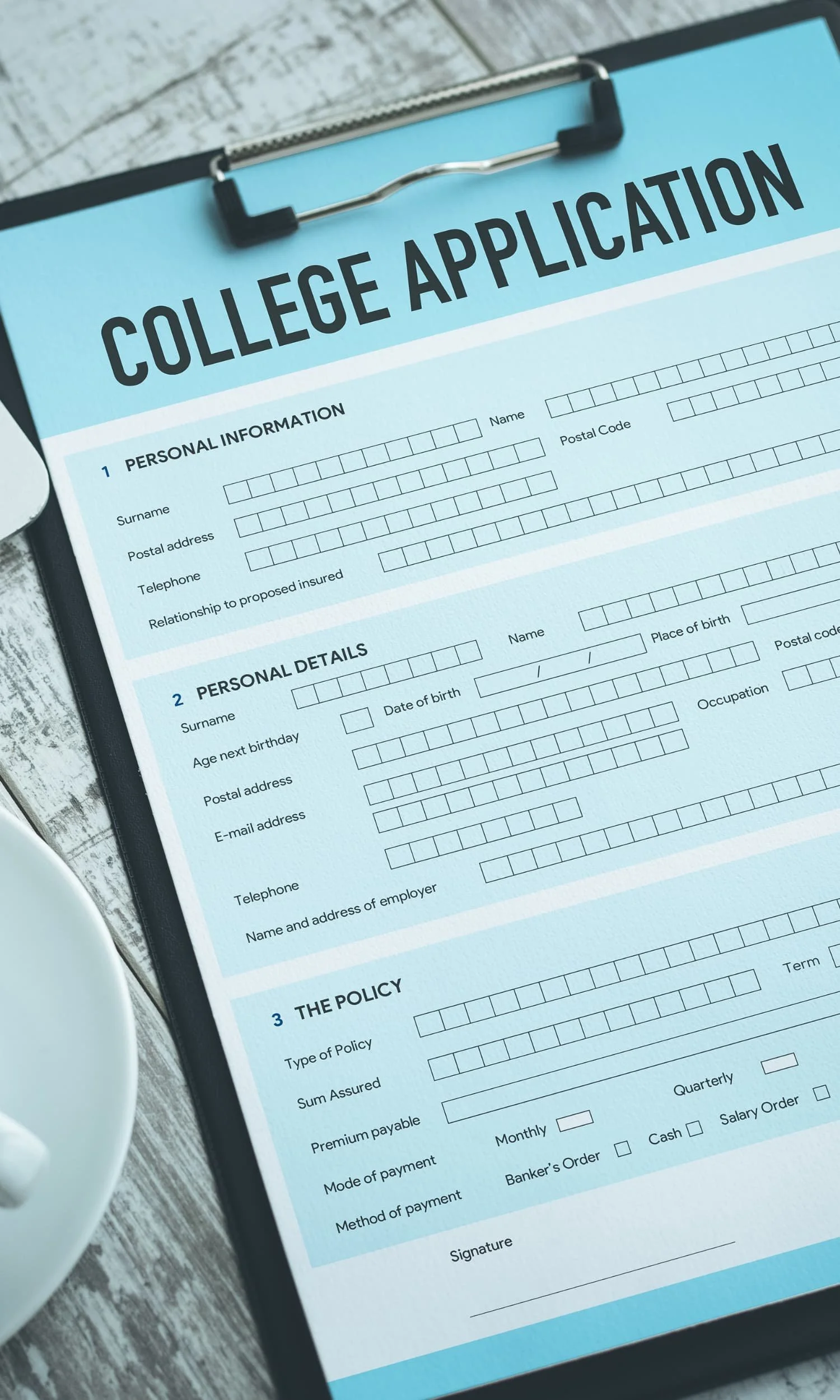 college application