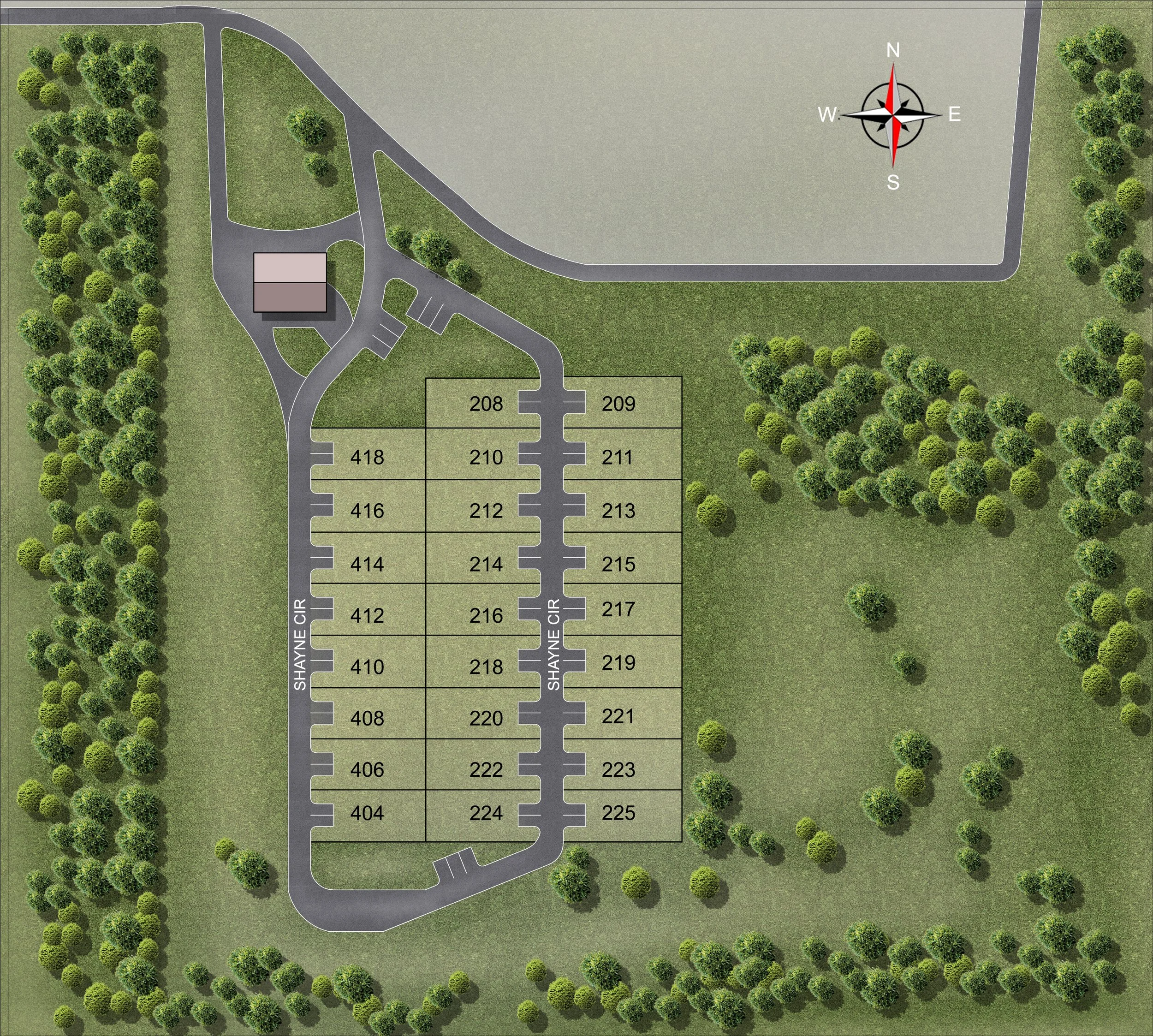 Whispering Oaks Park Map