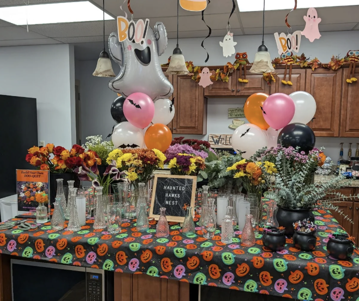 Teacher Hospitality: Build your own Boo-quet