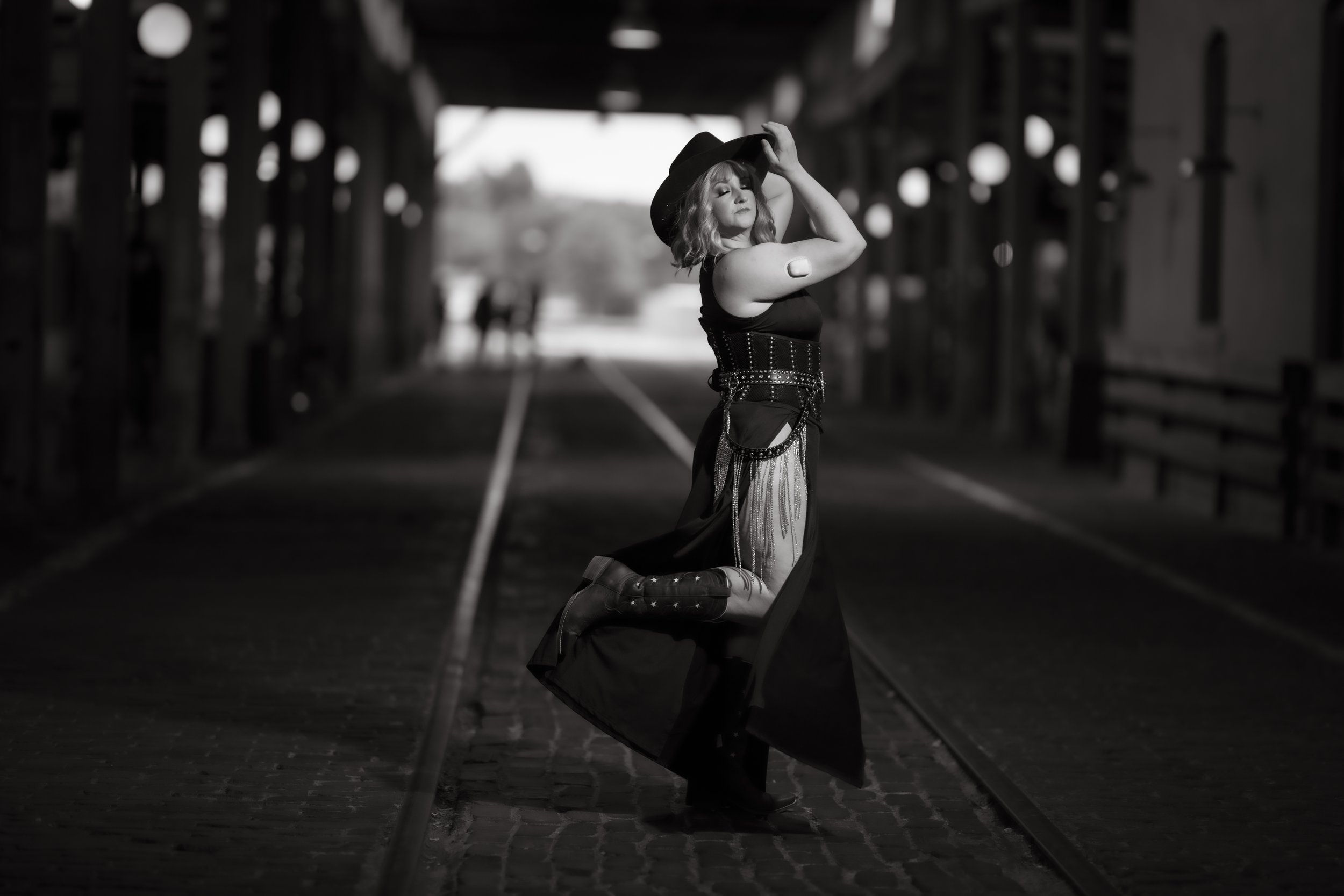 Goth Cowgirl Photoshoot 2025                             Photo by Arteta Photography