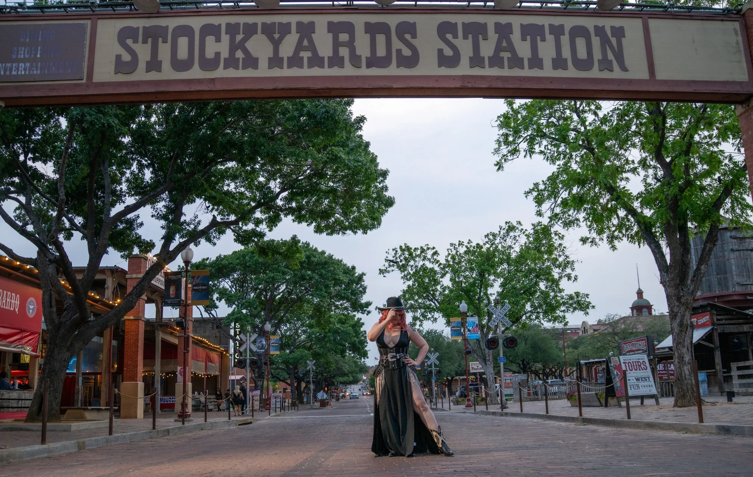 Goth Cowgirl Photoshoot 2025                             Photo by Arteta Photography