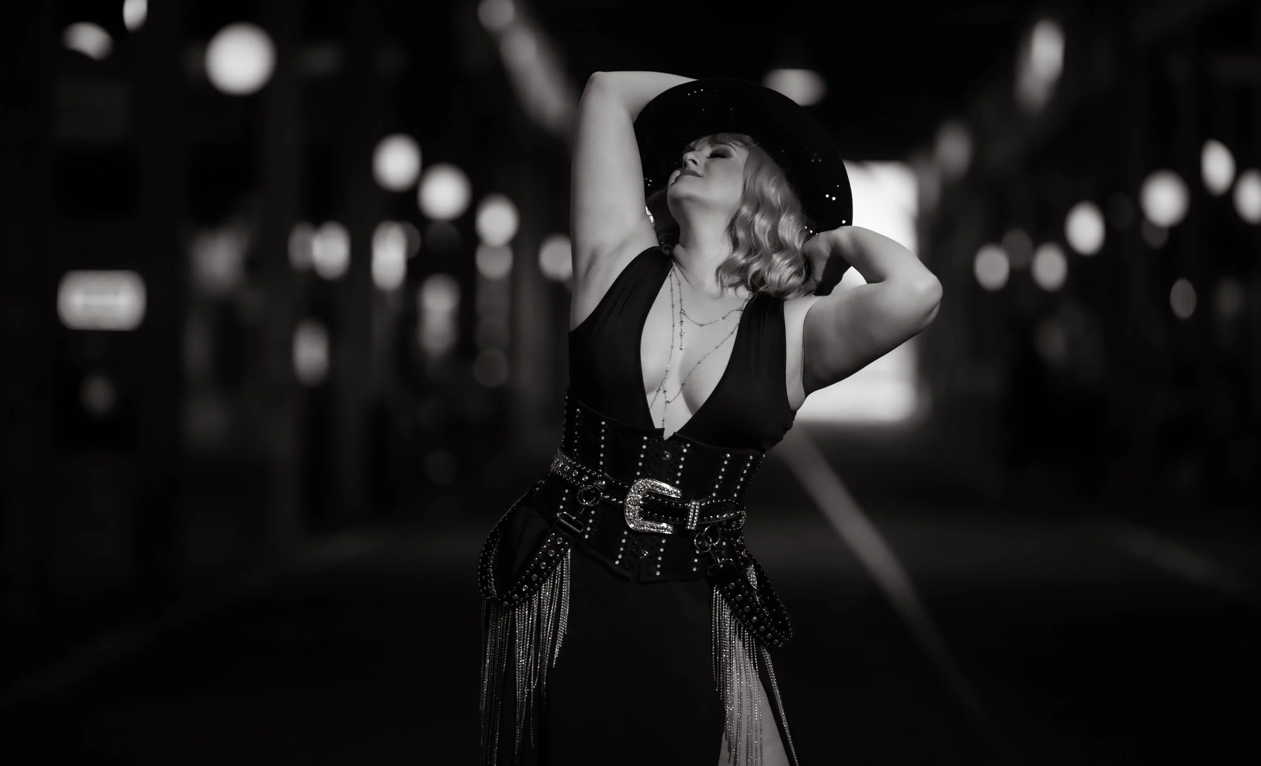 Goth Cowgirl Photoshoot 2025                             Photo by Arteta Photography