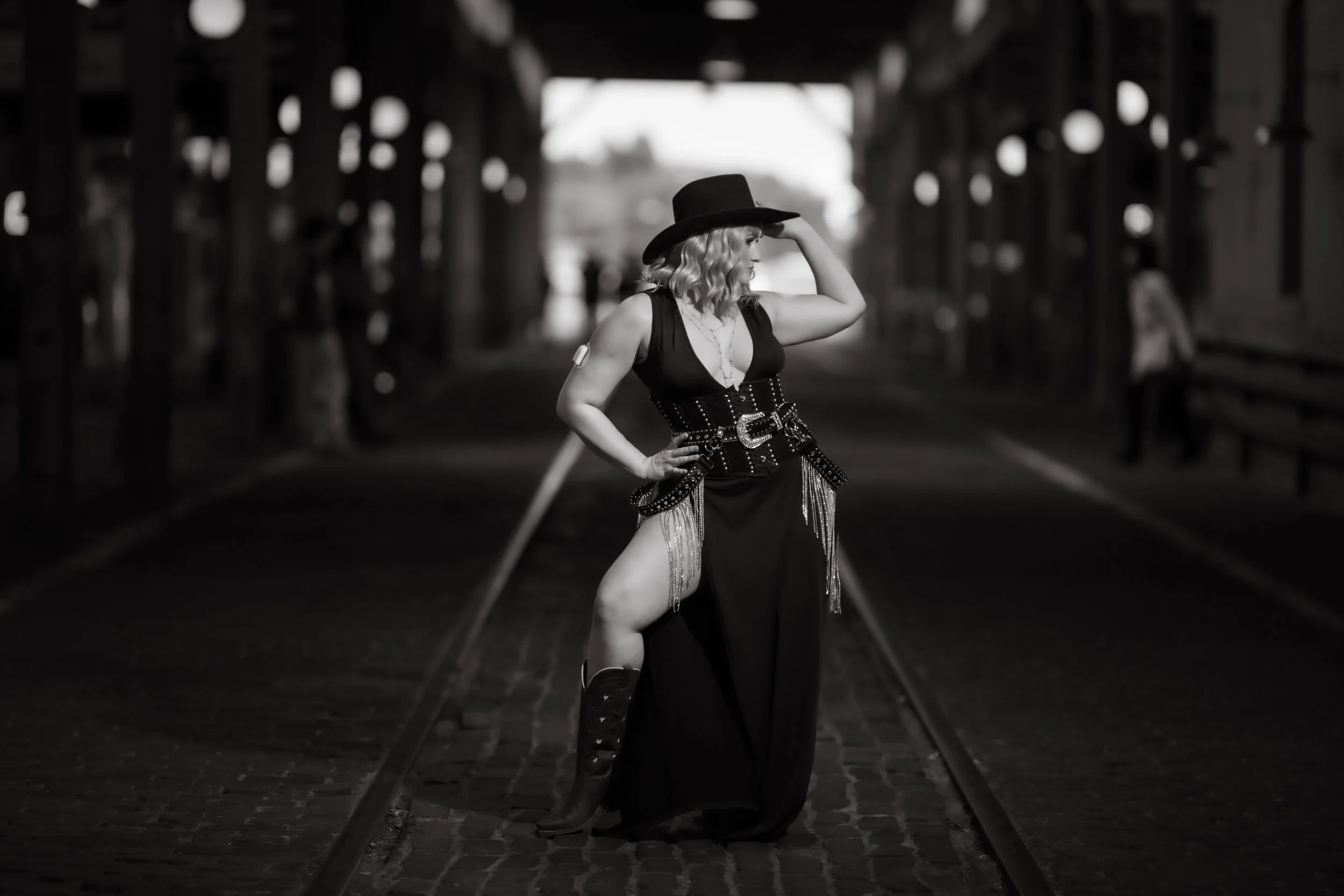 Goth Cowgirl Photoshoot 2025                             Photo by Arteta Photography
